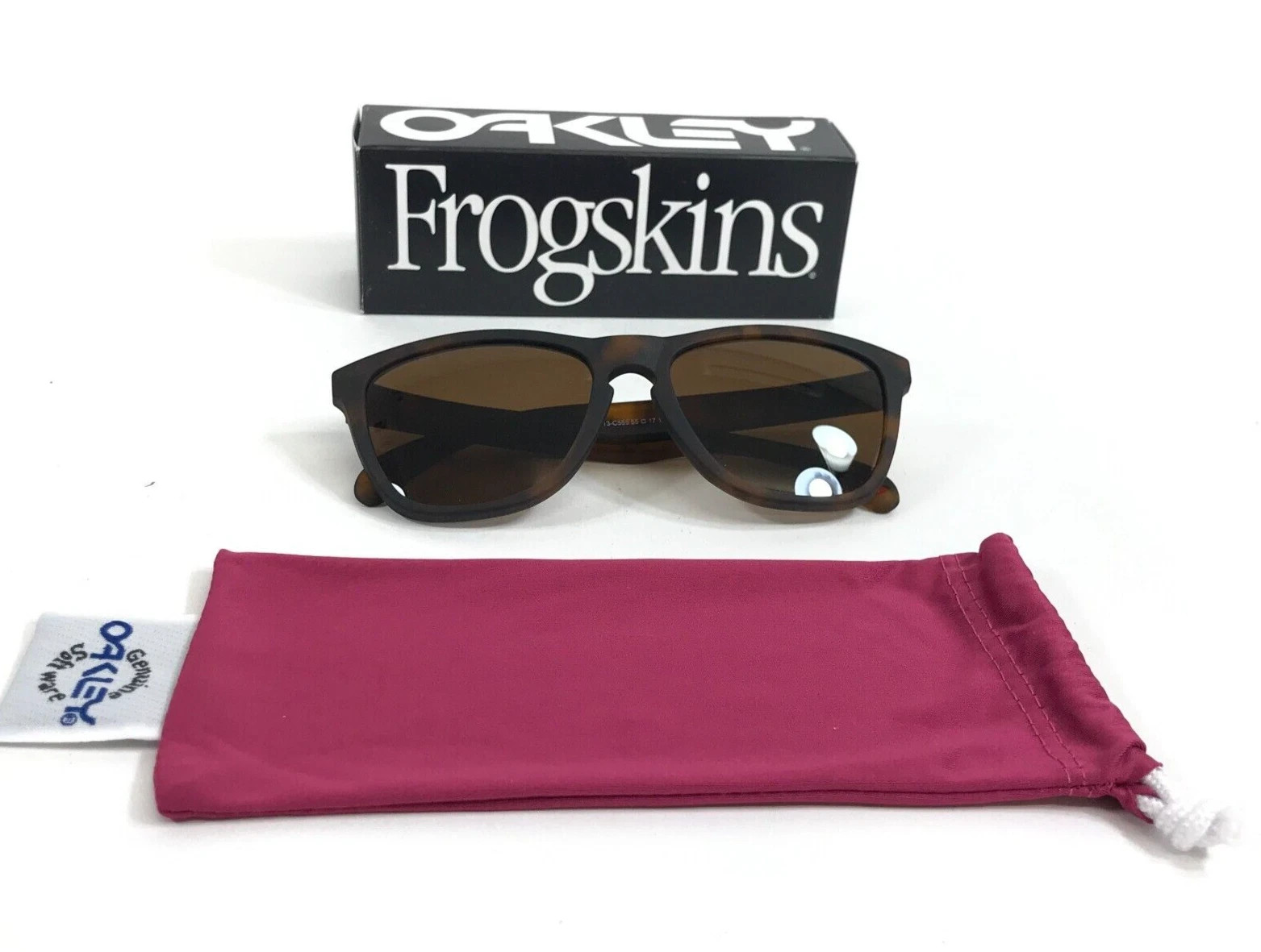 Oakley Sunglasses Frogskins OO9013-C555 Matte Tortoise / PRIZM Tungsten Lens