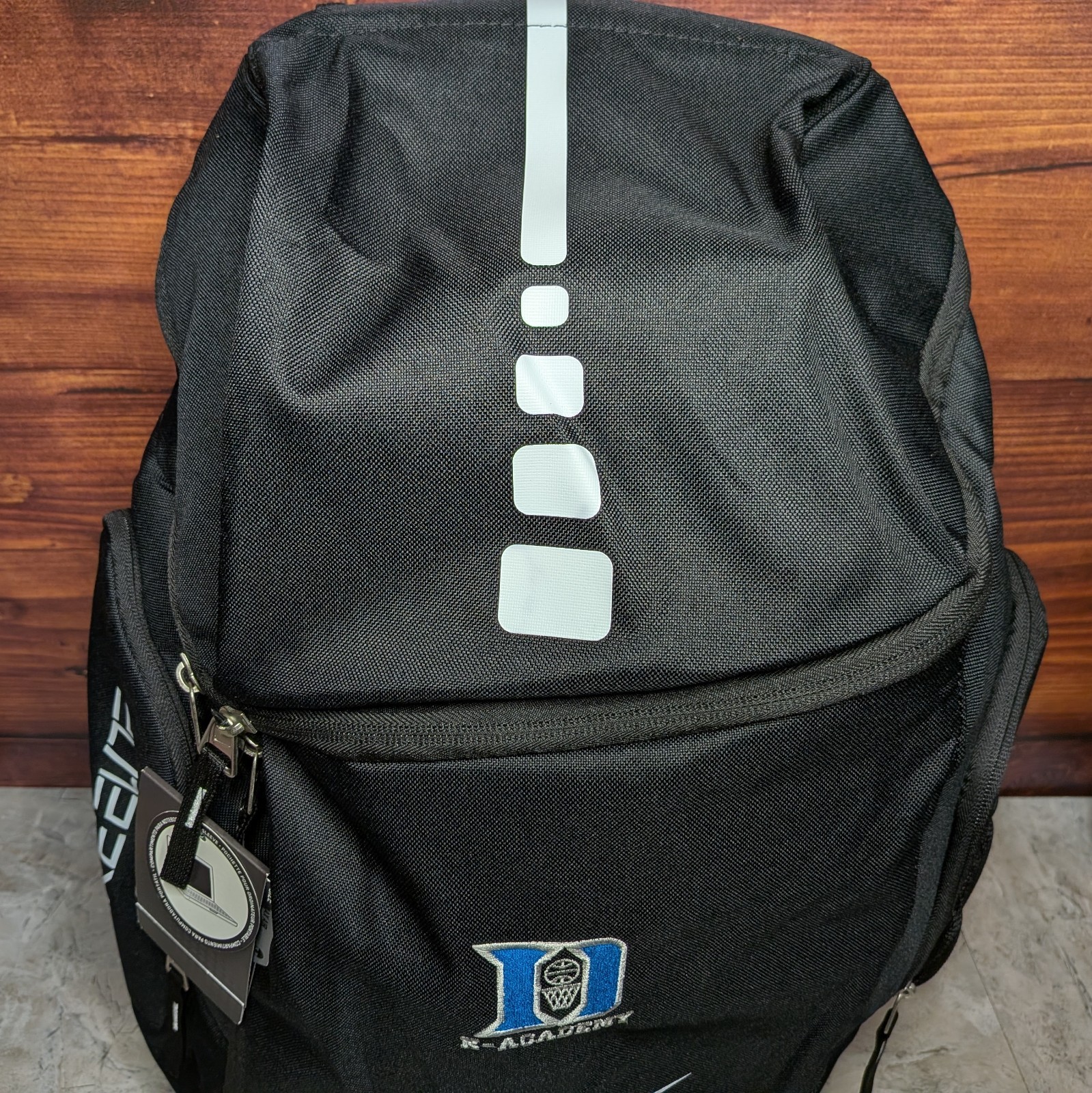Nike Hoops Elite Duke K Academy Max Air Black White Basketball Team Backpack