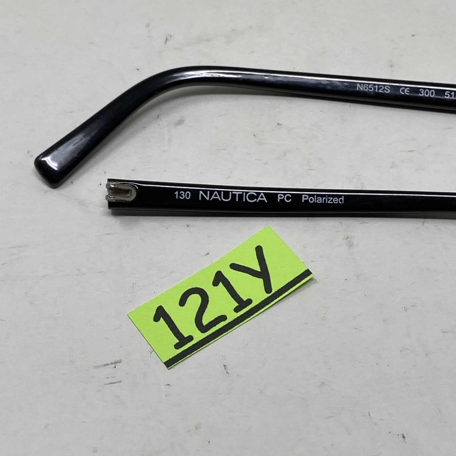 NAUTICA EYEWEAR N6512S 300 130mm BLACK TEMPLE ARM PARTS 121Y