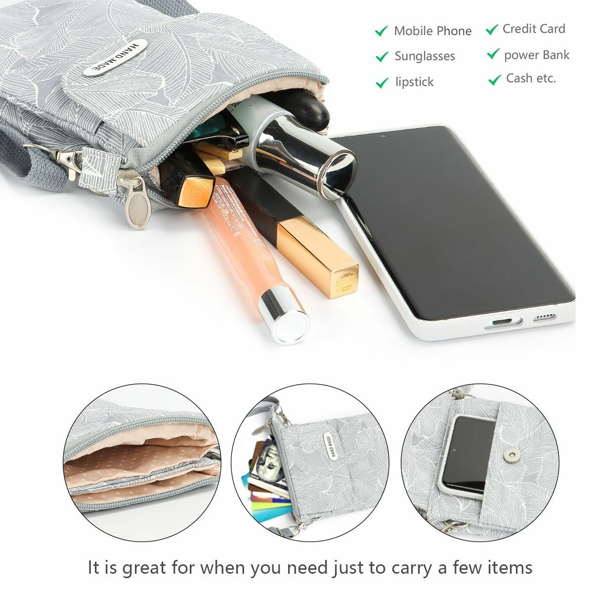 Small Cross-body Cell Phone Case Women Shoulder Bag Purse Pouch Handbag Wallet