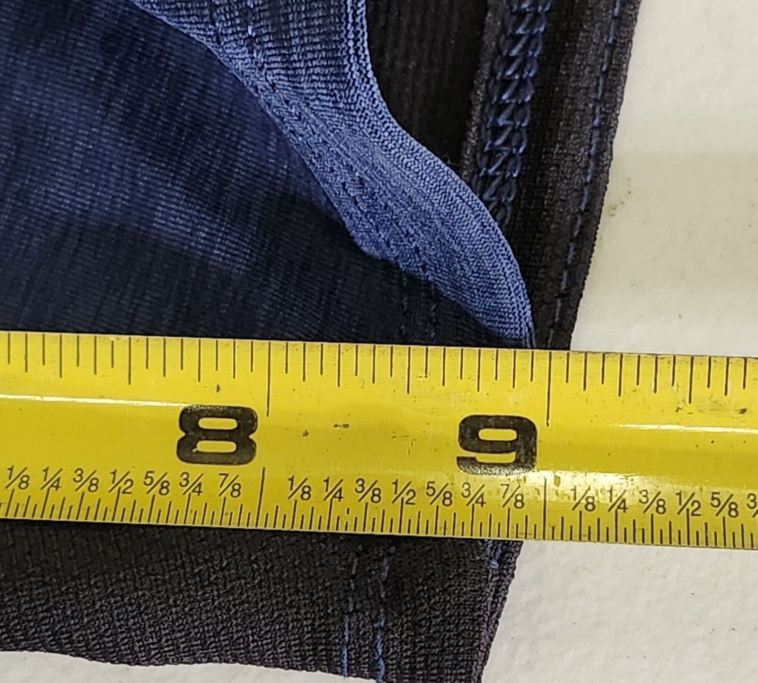 Athletic Works Men’s 2XL Shorts Blue Elastic Waist Stretch 9″ Inseam w/ Pockets