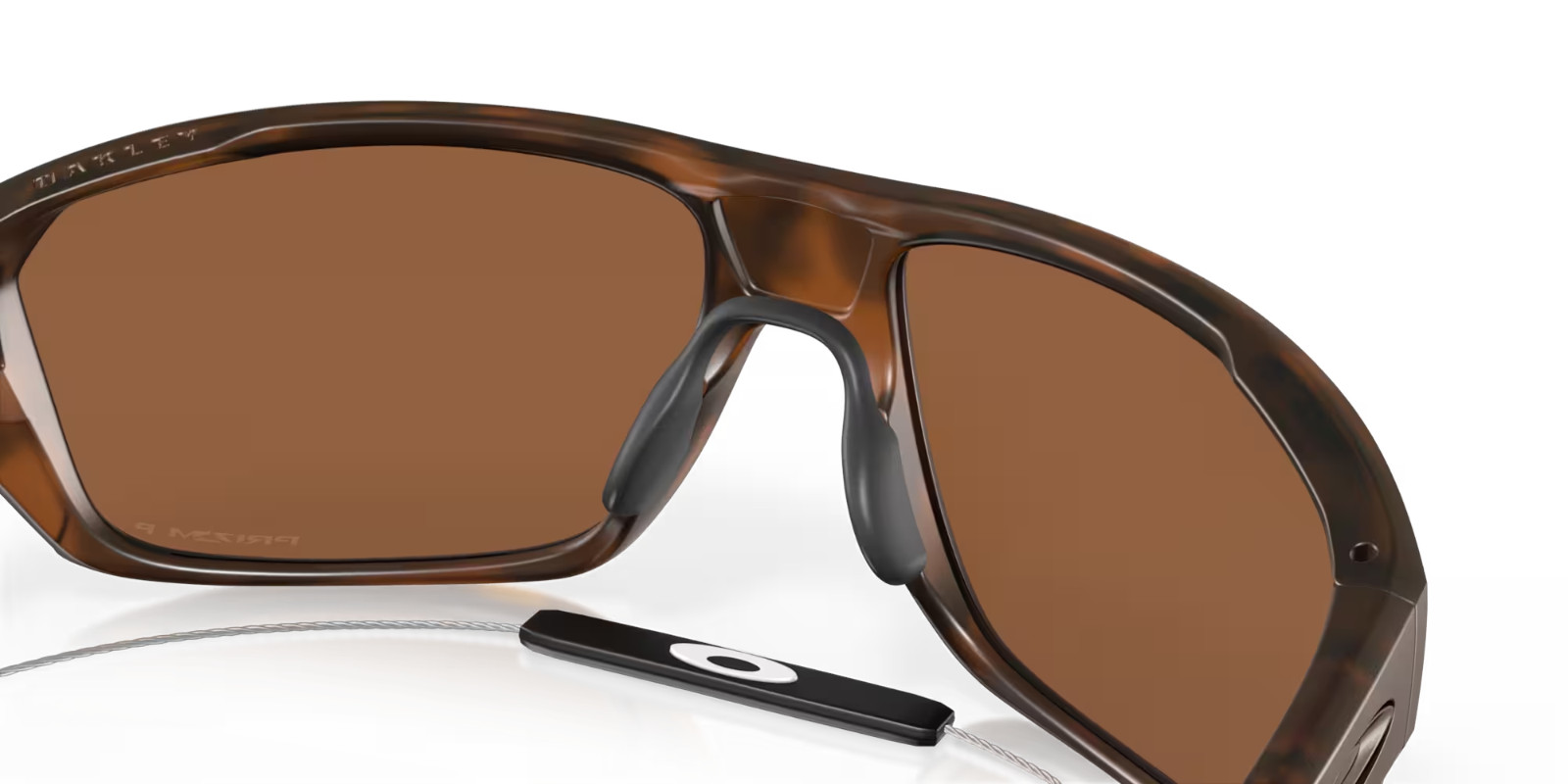 Oakley SPLIT SHOT Matte Tortoise POLARIZED PRIZM Tungsten Lens Sunglass 9416-03
