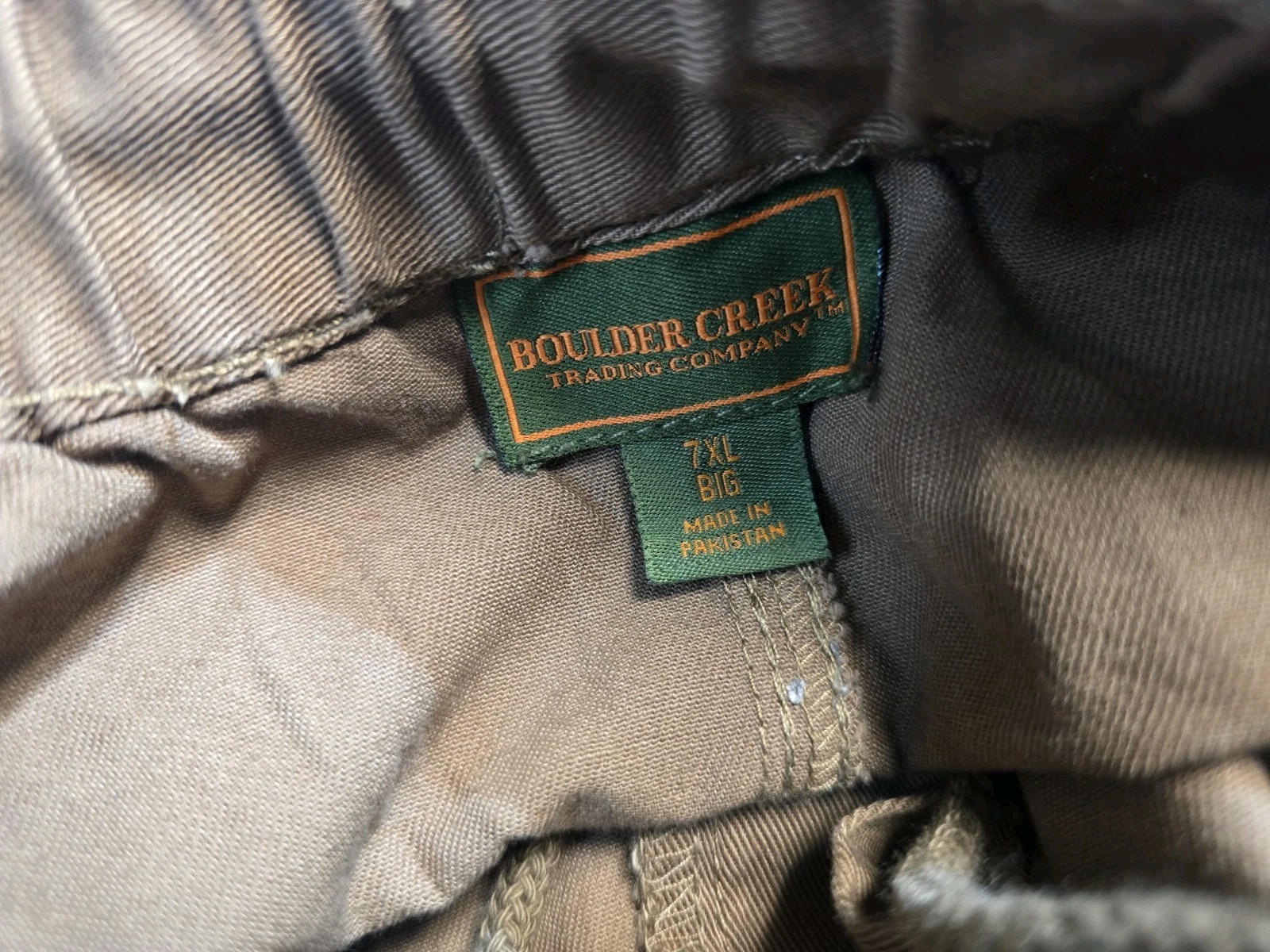 Boulder Creek by KingSize Men’s Big & Tall 8″ Full Elastic Waist Cargo 7XL