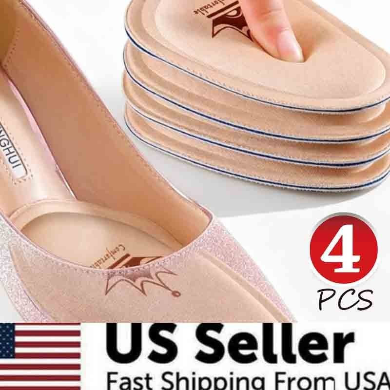2 pair Forefoot Pads for Woman High Heels Half Insoles Foot Pain Relief Insole
