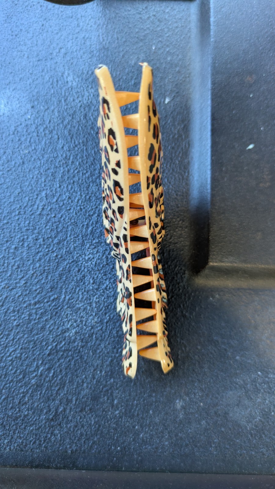 Lot of 2 Vintage Style Claw Hair Clips – Leopard Print + Turquoise Butterfly