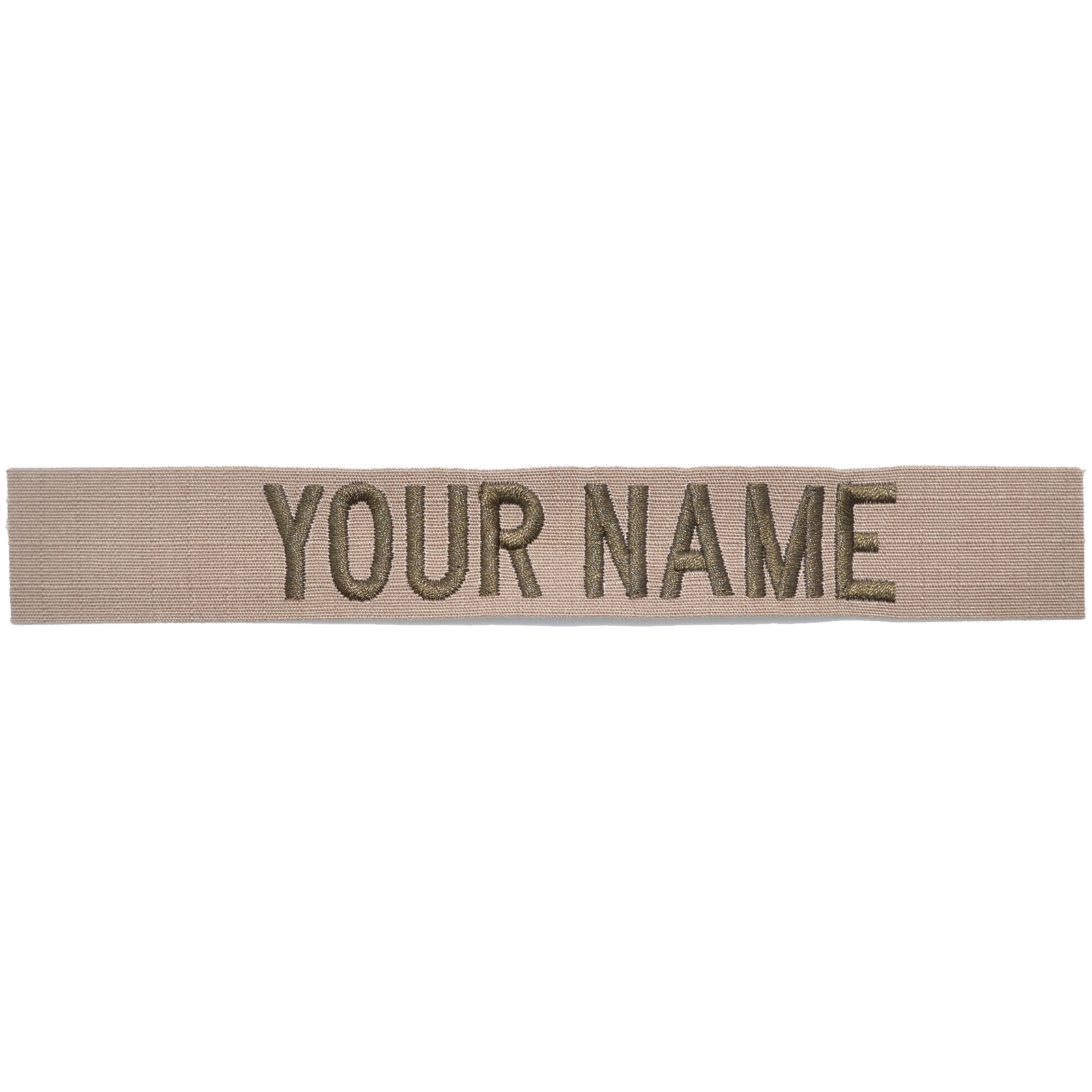 Custom RipStop Name Tape – Coyote Brown