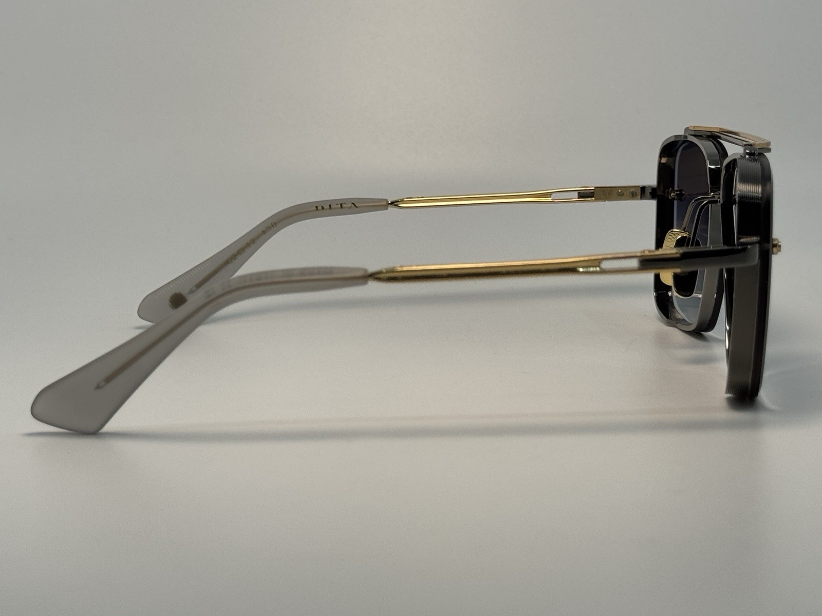 Dita Mach Six DTS121-62 Titanium Gold Frame with Grey Gradient Lens Sunglasses