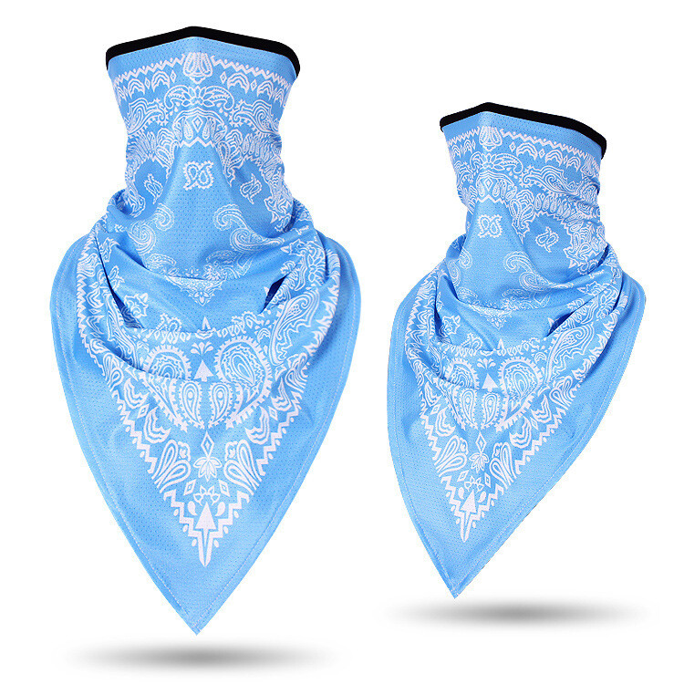 Balaclava UV Protection Face Mask Paisley Print Neck Gaiter Bandana Cover Scarf