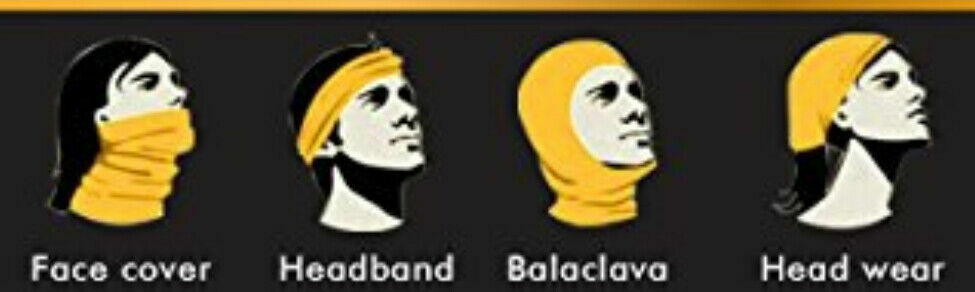 2 pack Multi-use Face Mask Tube Scarf Bandana Head Neck Gaiter Snood Poka Dot