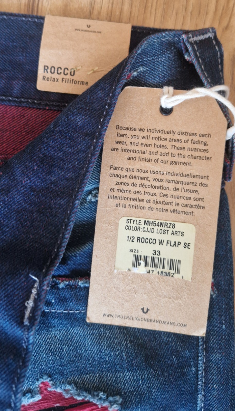 True Religion Mens Jeans Skinny Relaxed Fit Denim Trouser BRAND NEW