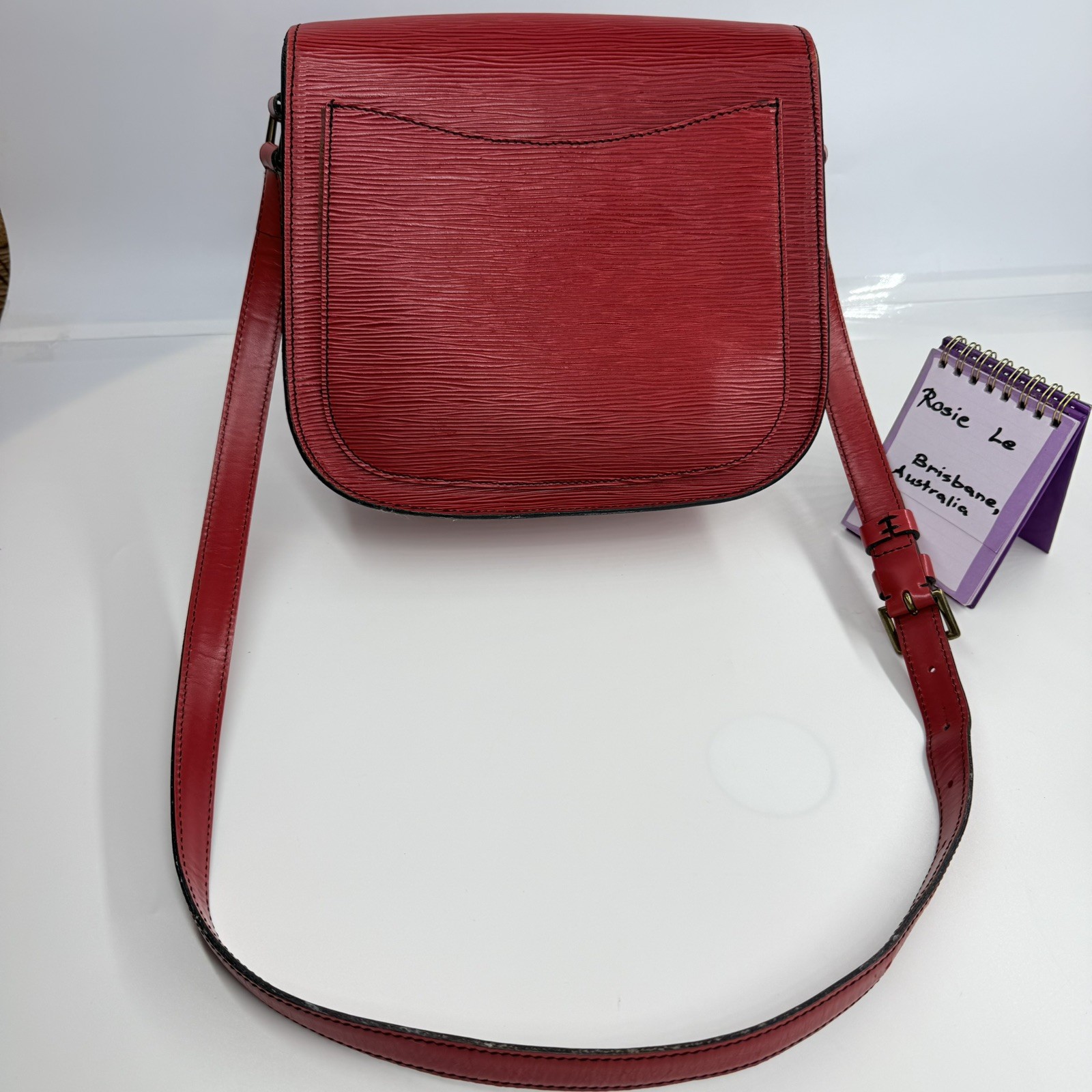 Authentic Louis Vuitton Saint Cloud GM Epi Shoulder Bag