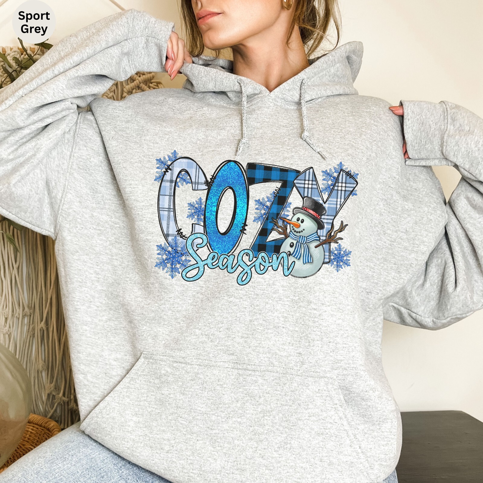 Cozy Season Winter Holiday Women Sweatshirt Hoodie S M L XL 2XL 3XL 4XL 5XL