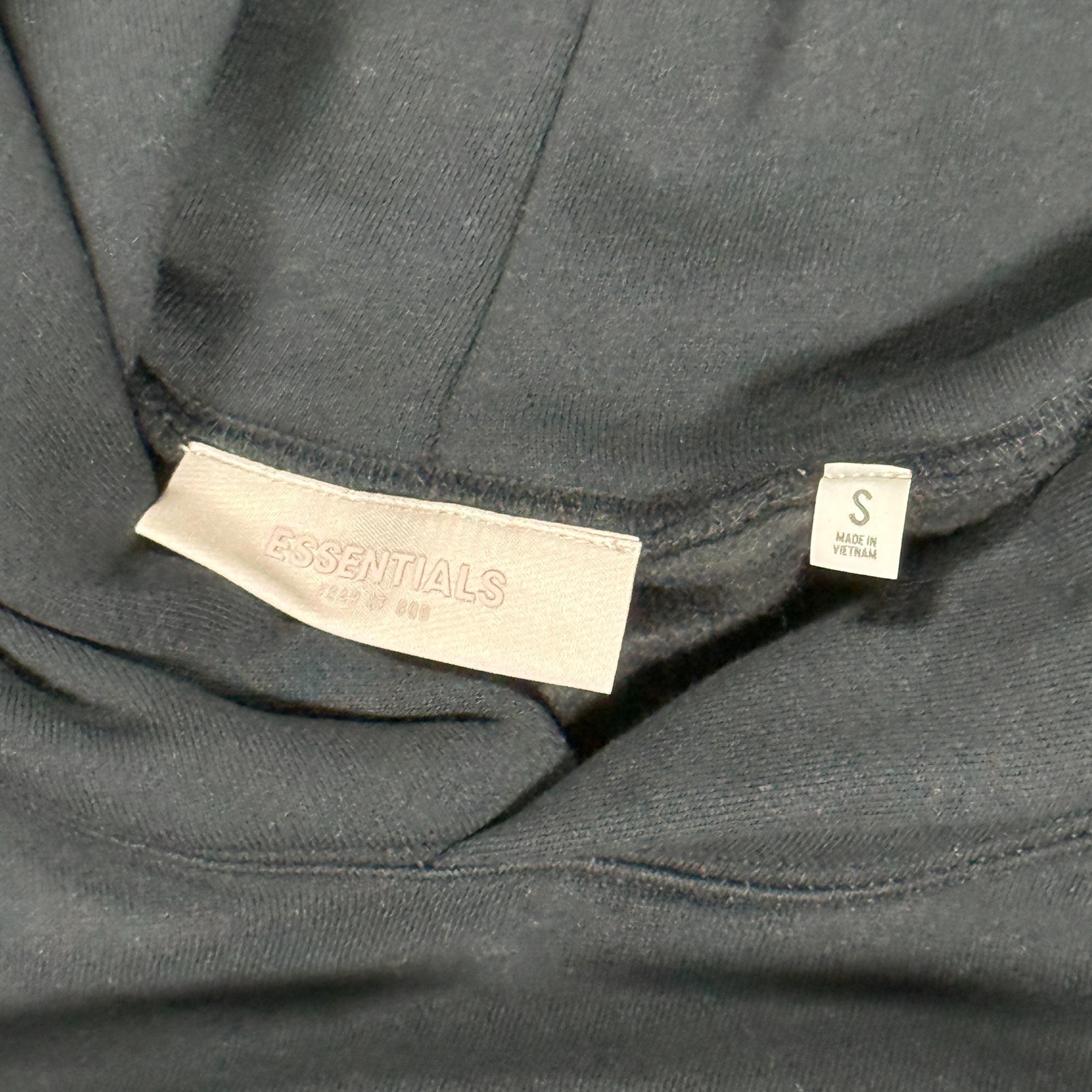 Fear of God Essentials Hoodie SS22 Stretch Limo Black – 100% Authentic (XXS-XXL)
