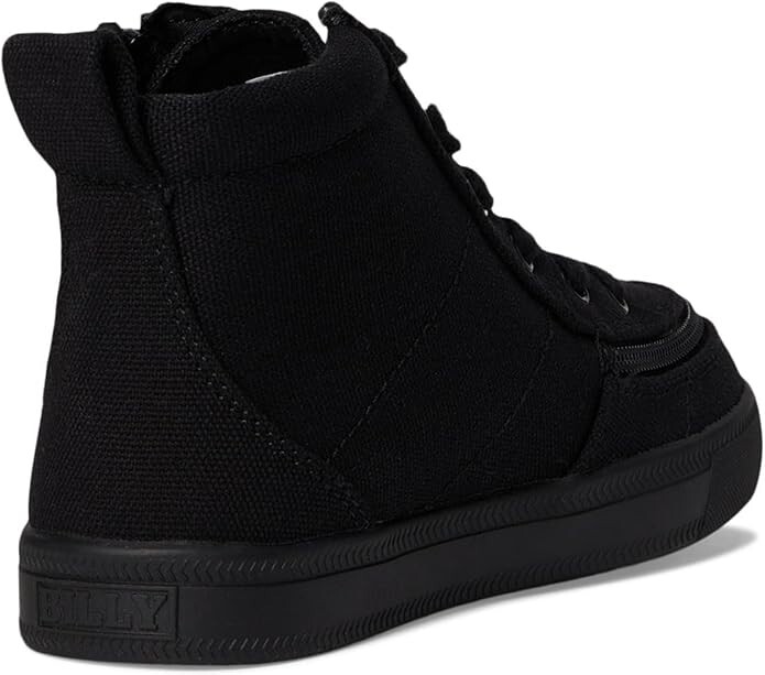 BILLY Footwear Classic Lace High Sneakers – Black to the Floor – Toddler Size