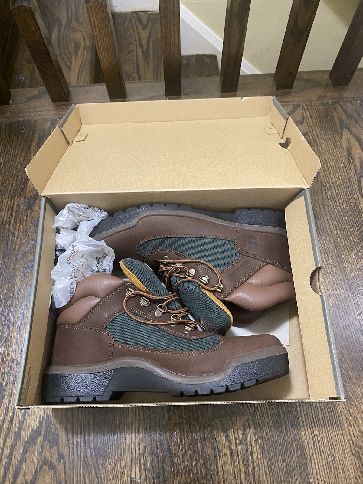Timberland Men’s 6 Inch Field Boots ‘Beef & Broccoli’ Size 10.5