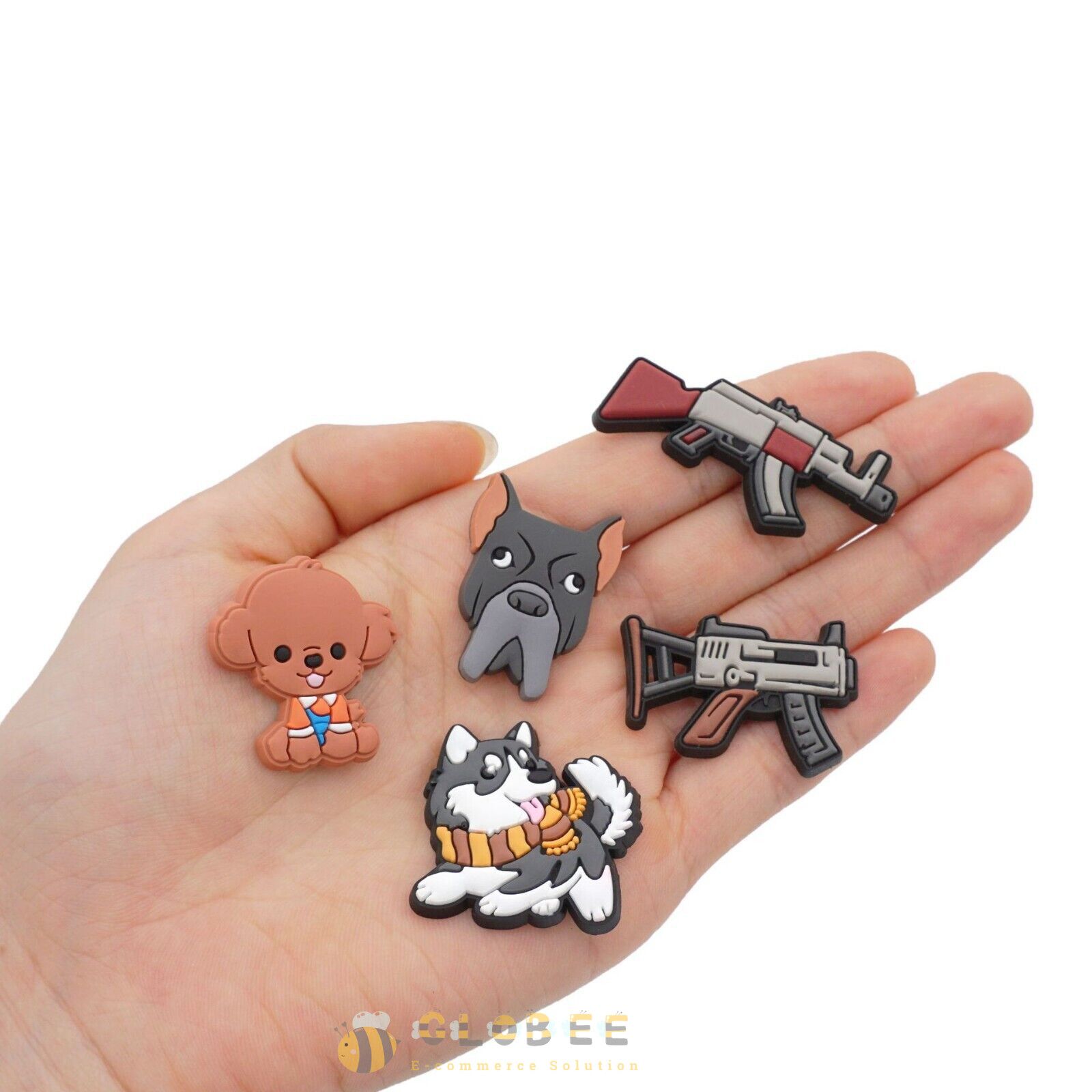 Lot of 100 PCS Random Different Clip Shoe Charms for Shoe Decoration Lovely Cool