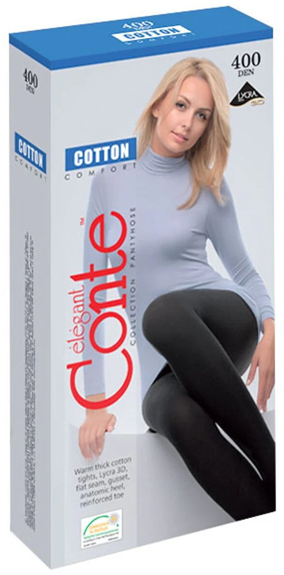 Conte Cotton 400 Den – Warm Opaque Women’s Tights (7С-25СП)