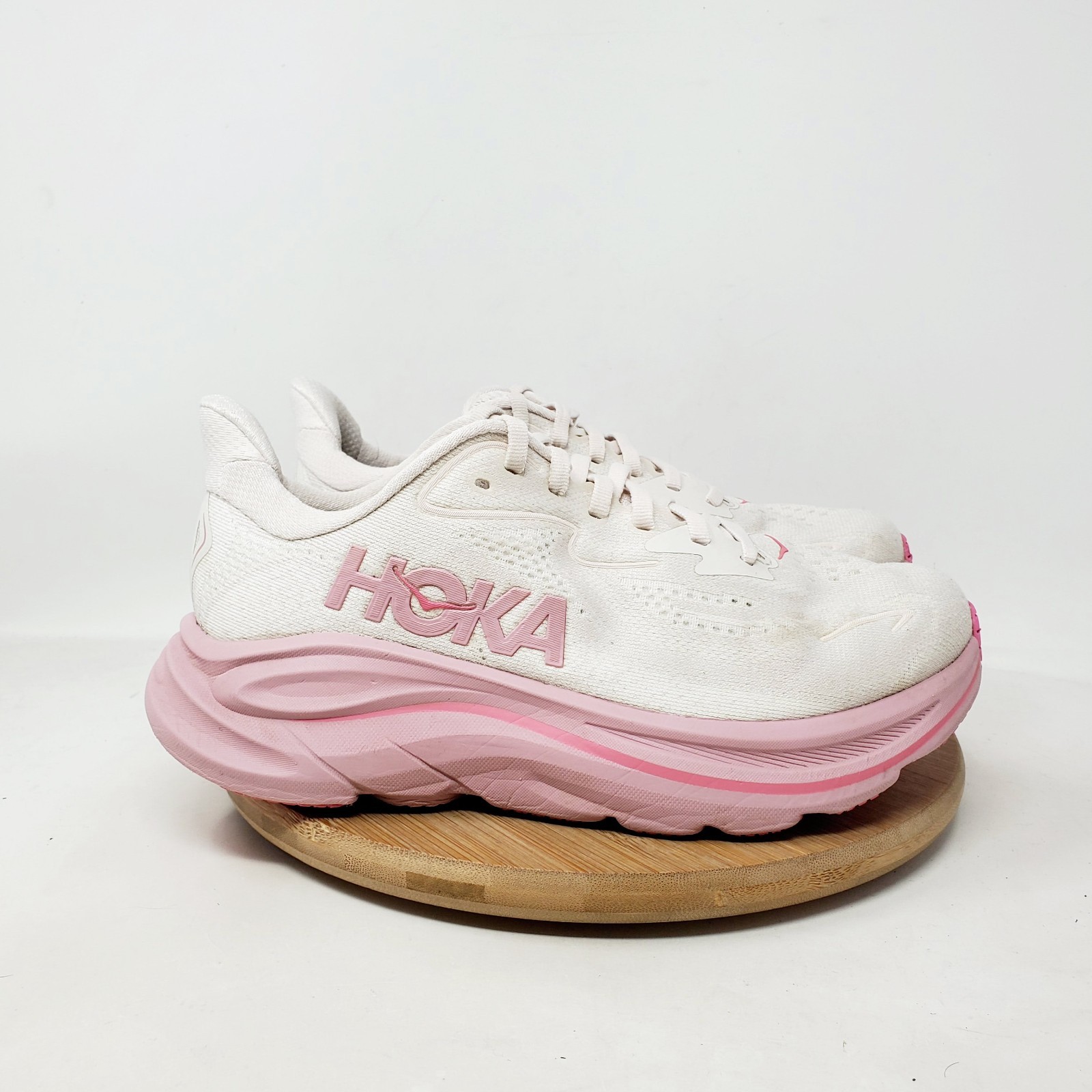 Hoka One One Clifton 10 Running Shoes Womens 6 Lace Up Comfort Sneaker