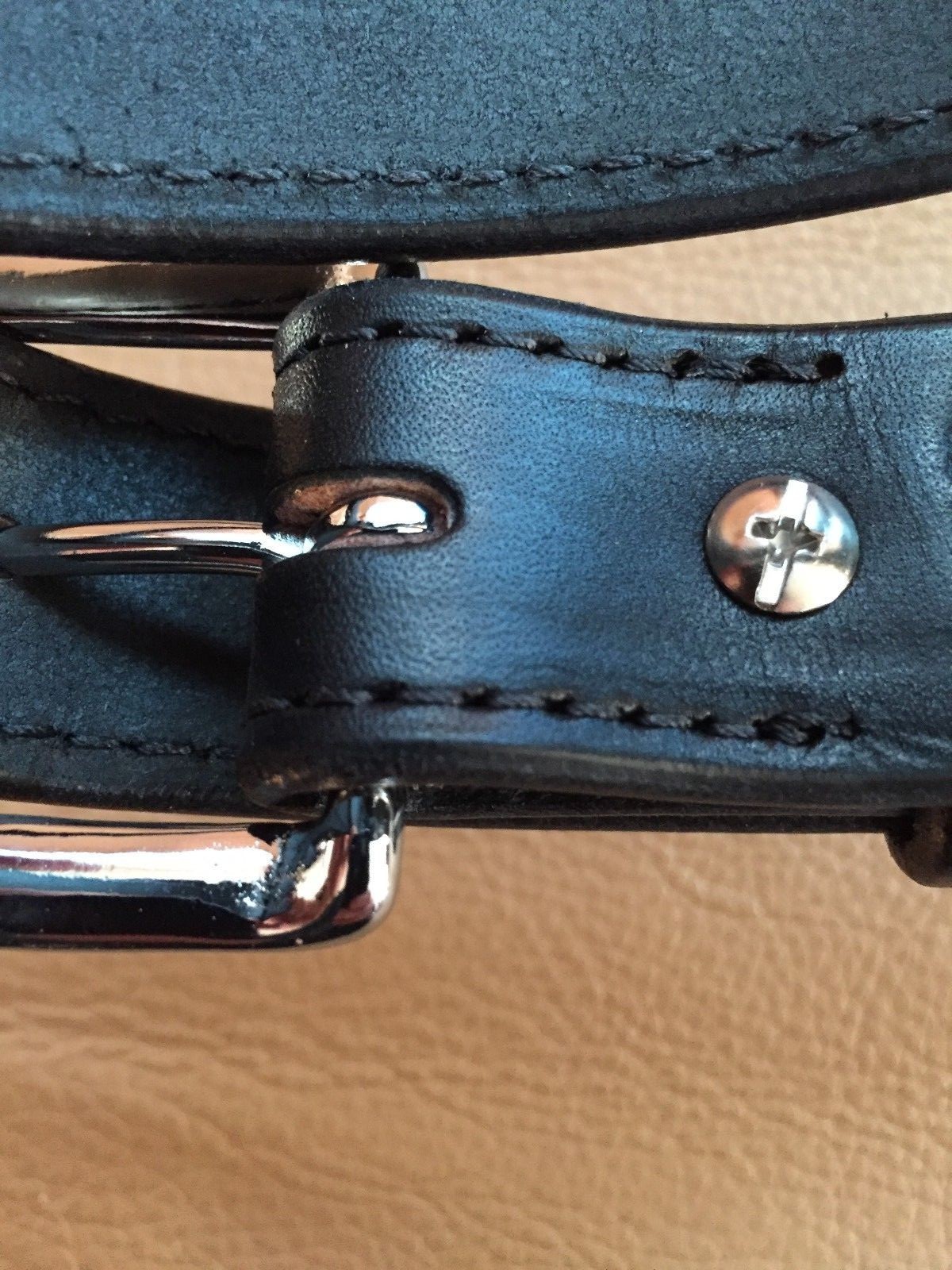 1-1/2″Plain Stitched Real Genuine Leather Casual Dress Belt Strap*Amish USA Made
