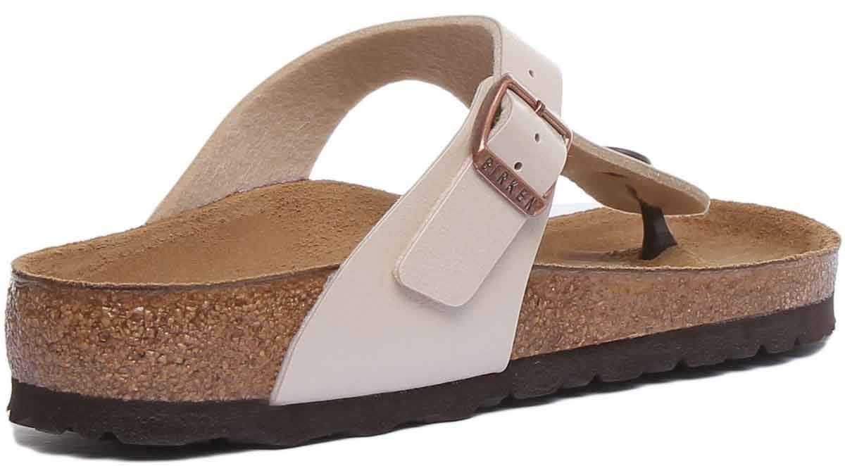 Birkenstock Unisex Gizeh BS Graceful Pearl White Thong Sandal EU39/W8-M6