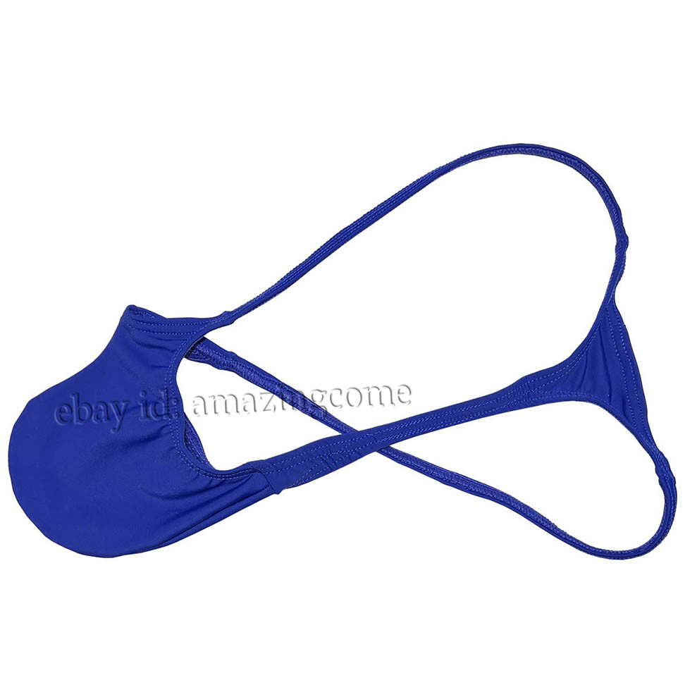 Men’s Spandex Micro Thong Underwear Contour Pouch G-string Tangas Bikini T-back