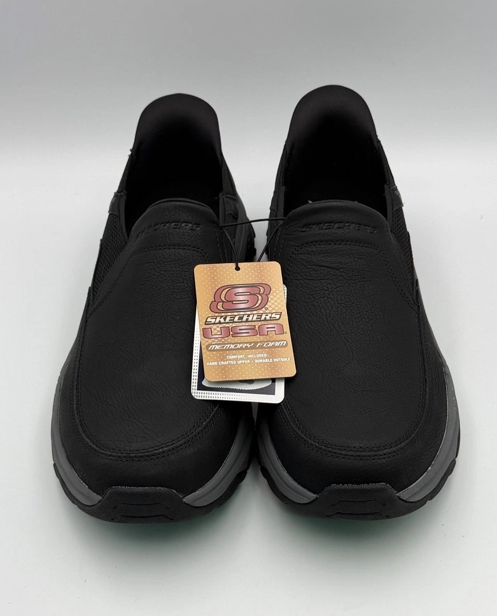 Skechers Men’s Hands Free Slip-ins Izaiah Black Slip-On Sneakers Men’s Size 9