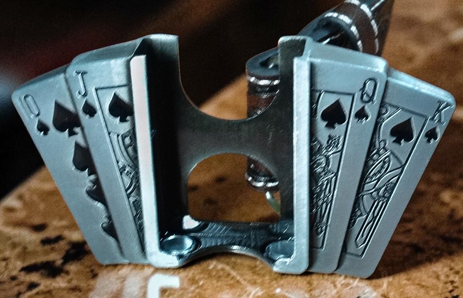 Poker Ace Lighter Belt Buckle Combo | Detachable Buckle | Fits 36–40 | $29.99