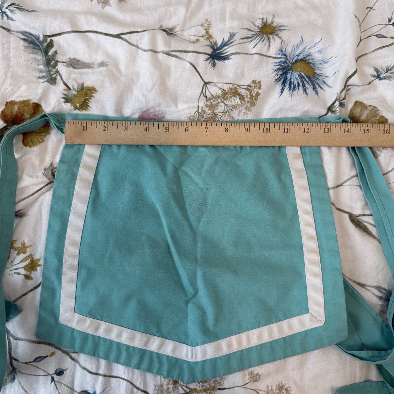 Vintage Aqua Waitress Uniform Dress Set T-Bird Diner Audrey Coleman USA – Helen