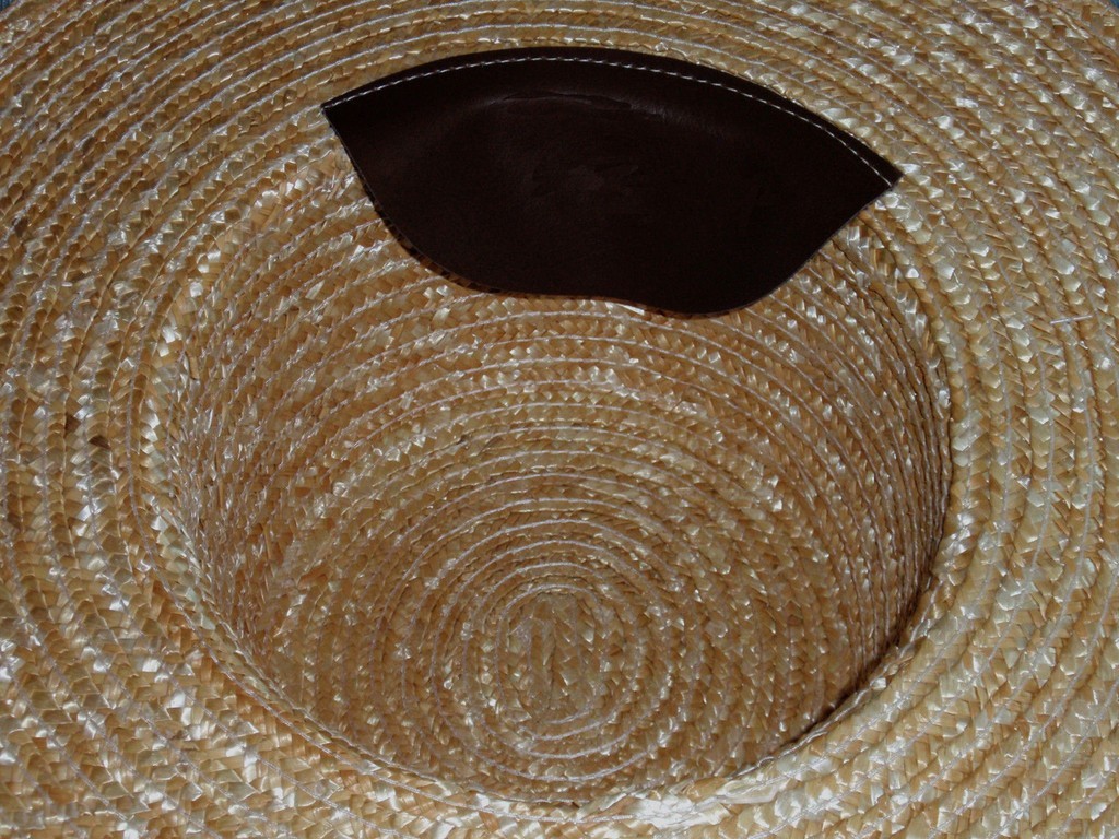 7 5/8 AMISH STRAW HAT – Authentic Amish made 4″ Crown and 4″ Brim (4×4)