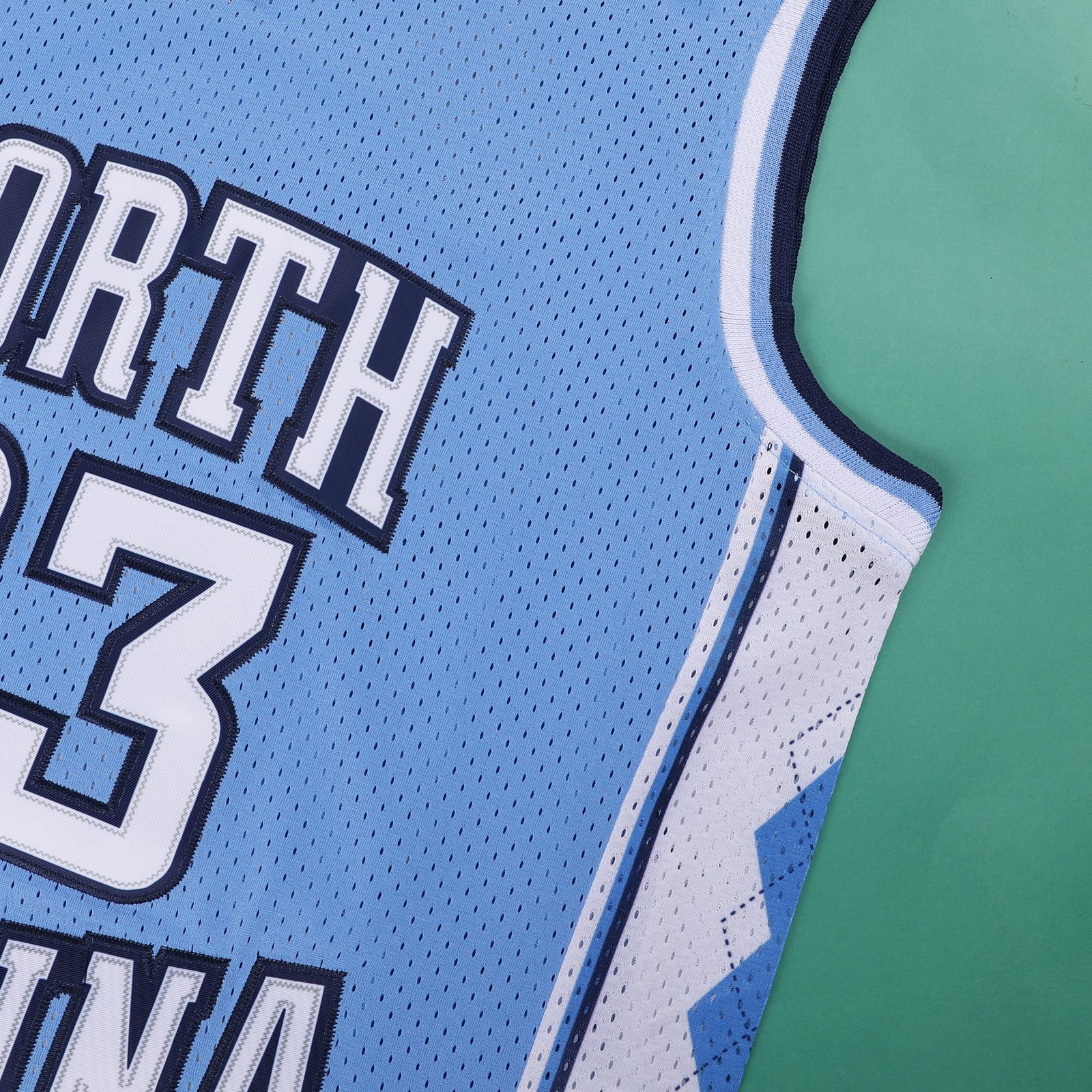 Retro North Carolina #23 Jordan College Basketball Jersey 3 Colors