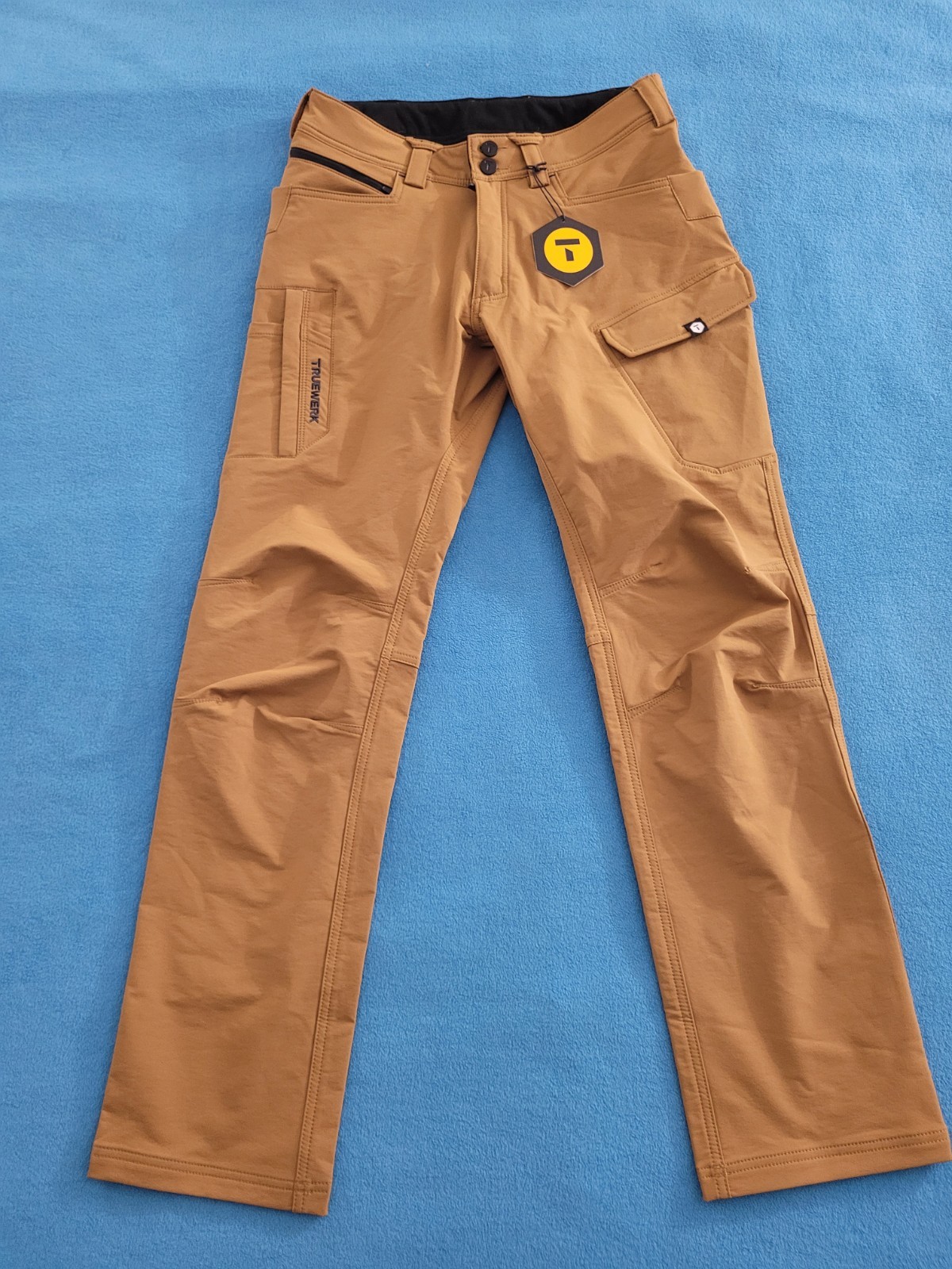 Truewerk Men’s Pants T2 WerkPant Sand 30×32 Utility Performance NWT