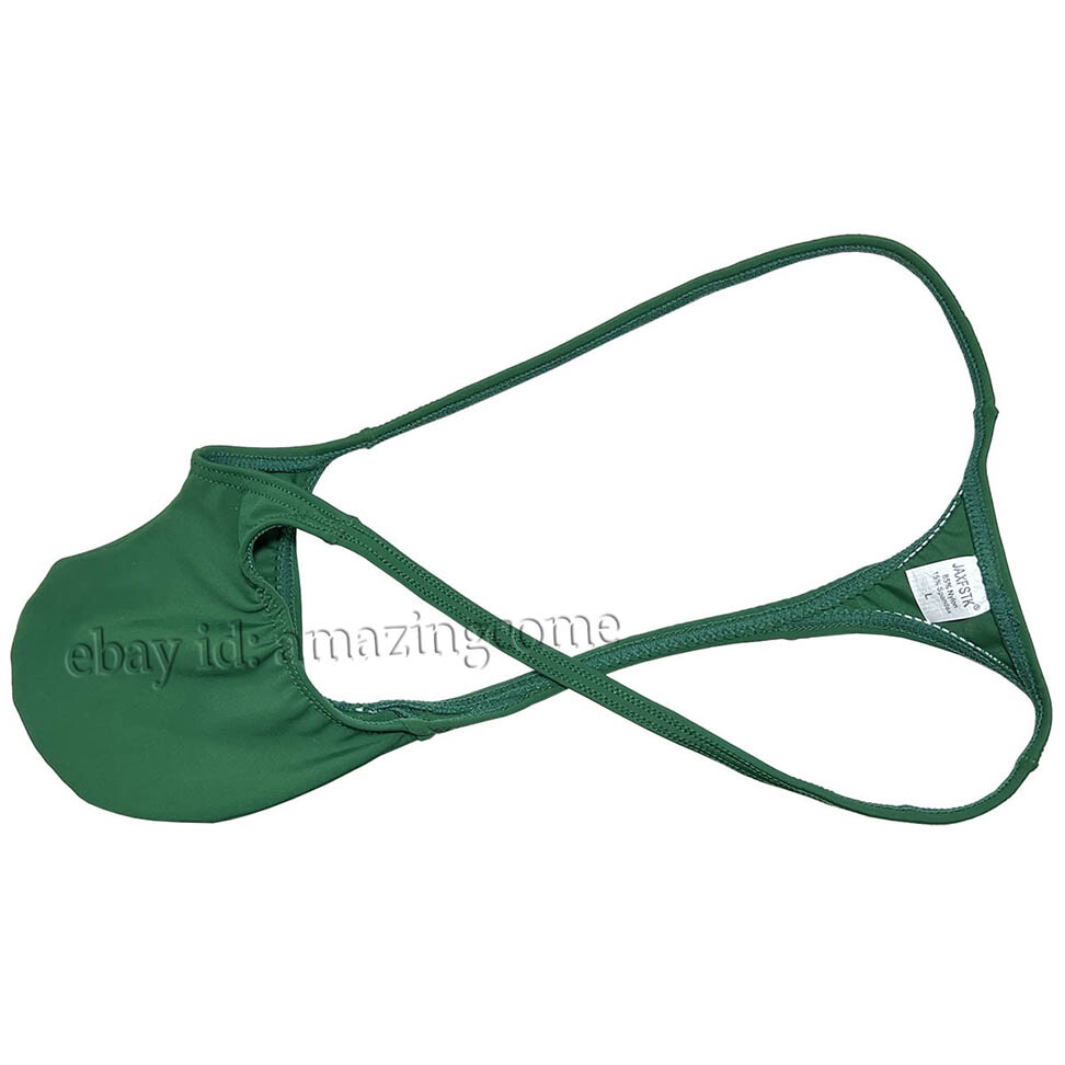 Men’s Spandex Micro Thong Underwear Contour Pouch G-string Tangas Bikini T-back