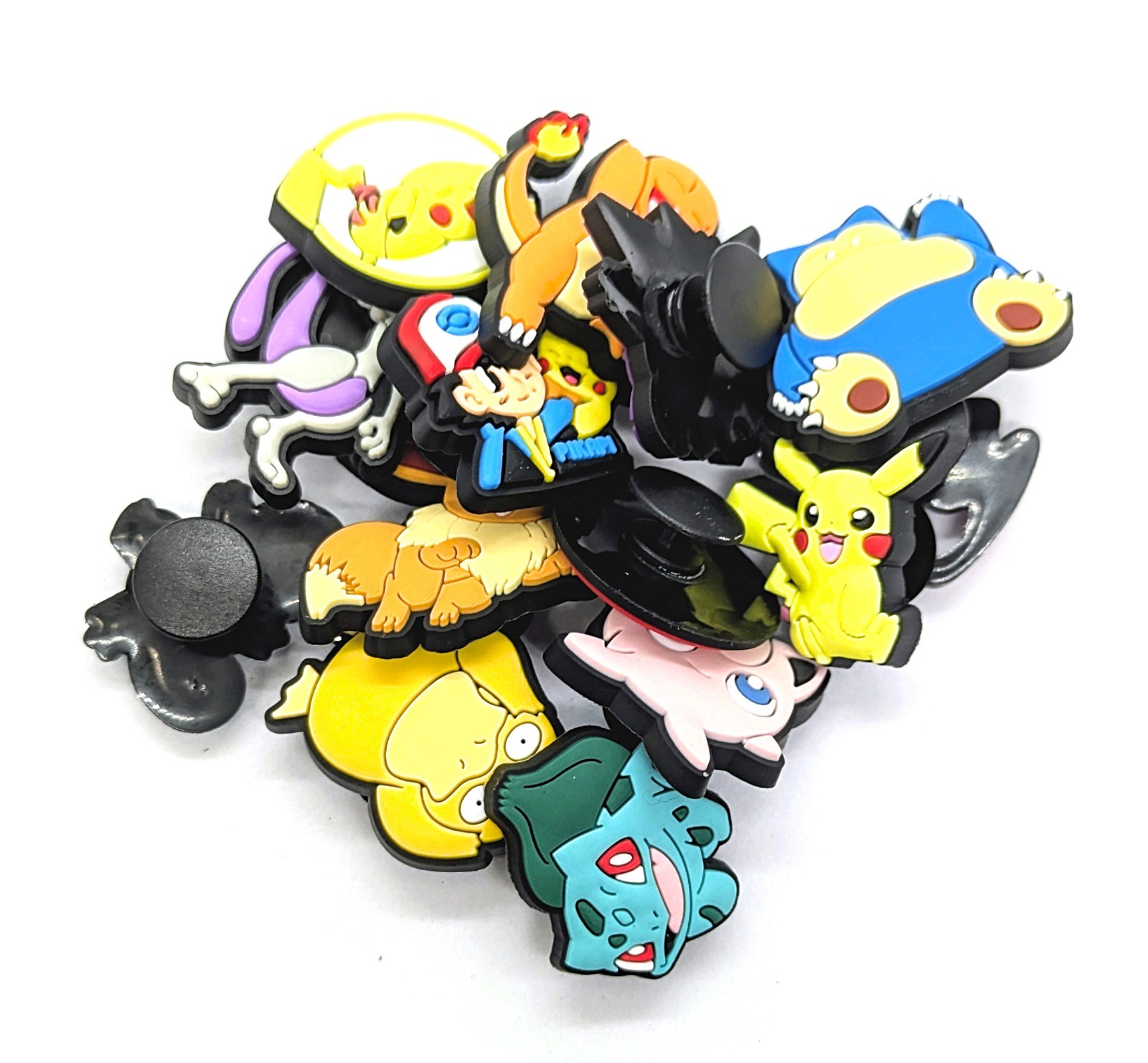 POKEMON SHOE CHARMS (14pcs) Cool Accessory Gift Pack of Fourteen Set Lot