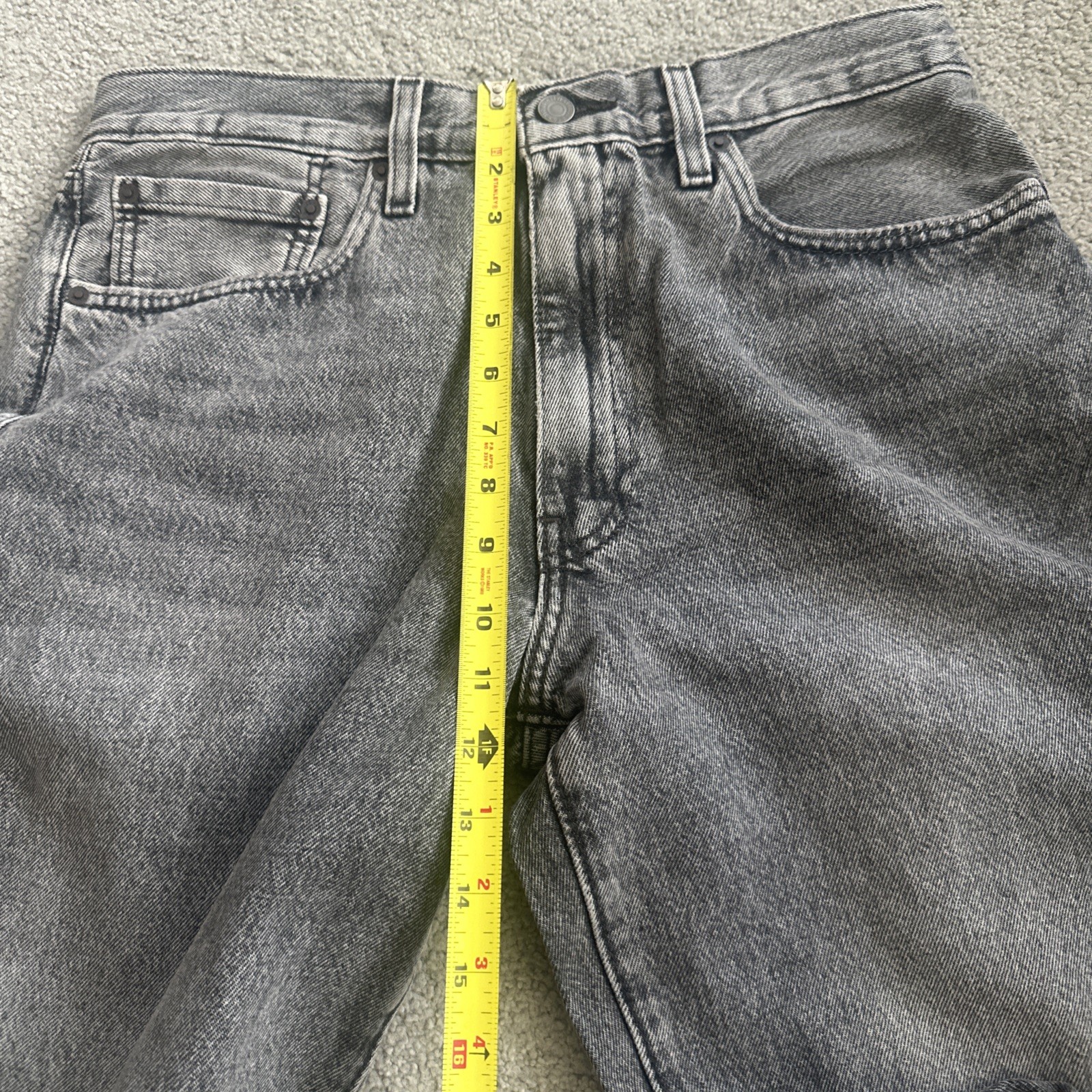 Levi ‘s Premium Men’s 578 Baggy Throughout Denim Jeans Sz. 32Wx30 Gray New