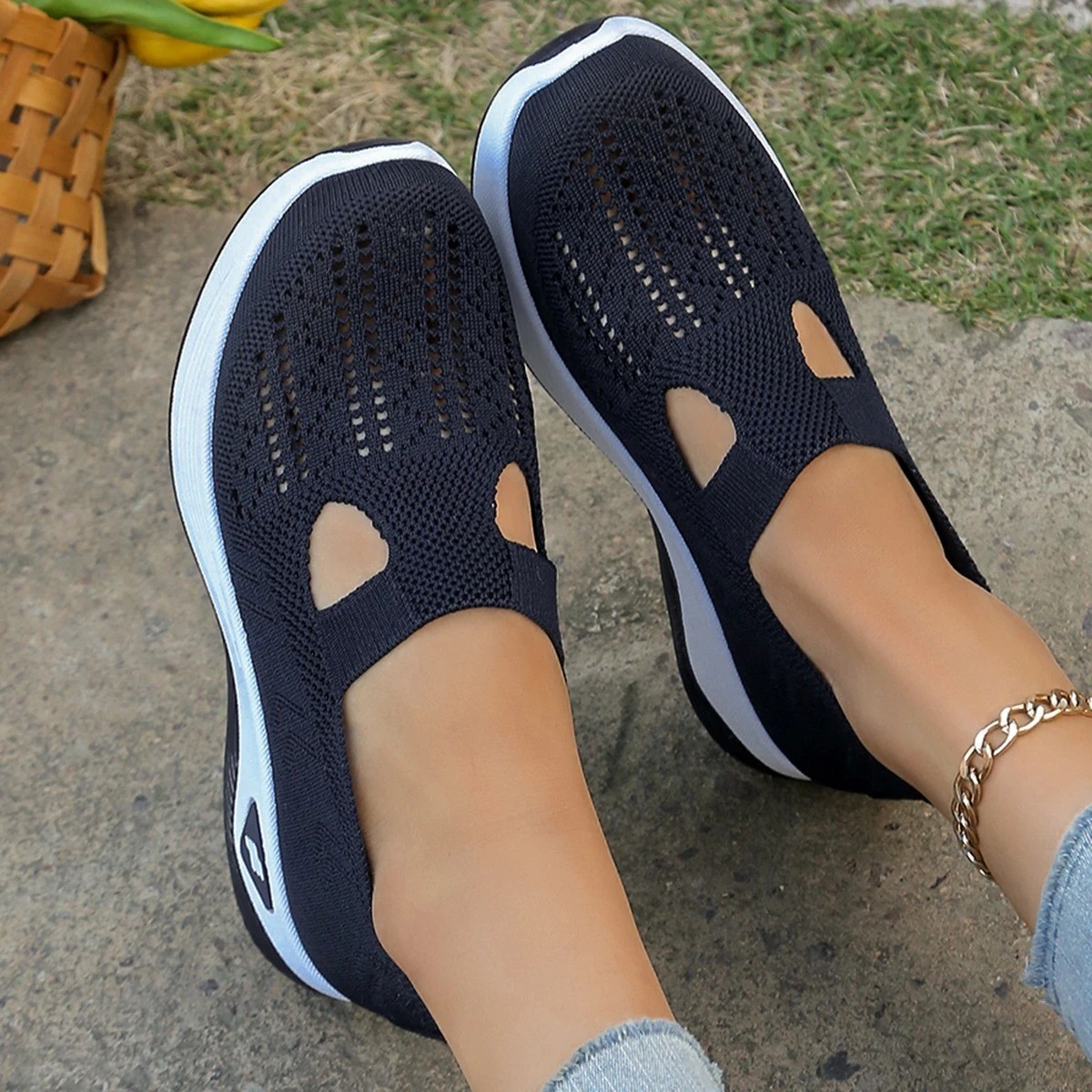 Women’S Casual Shoes Breathable Comfortable Orthopedic Shoes Non Slip Sneakers f