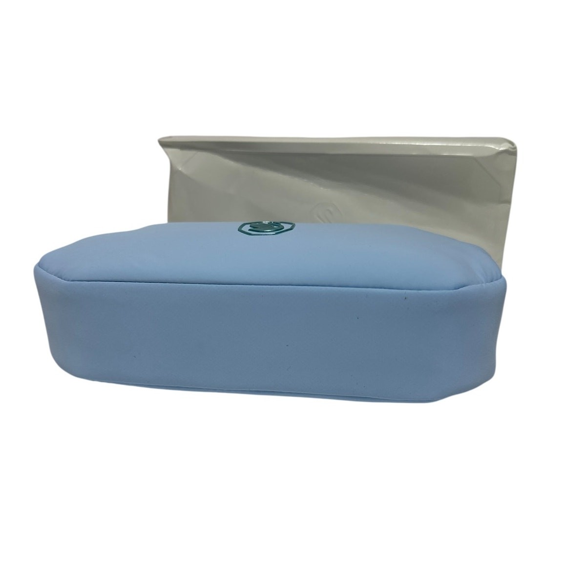 Swarovski Puffy Blue Pouch, Makeup bag Pencil Case Multipurpose Travel Pouch