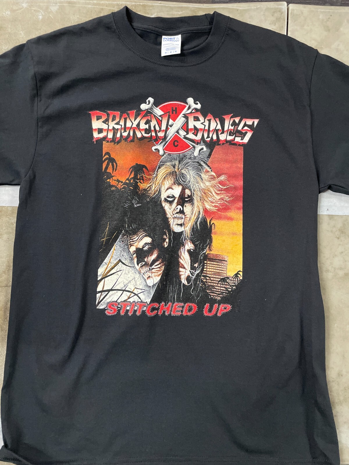 Broken Bones shirt punk thrash hardcore slayer discharge exploited GBH DRI TSOL