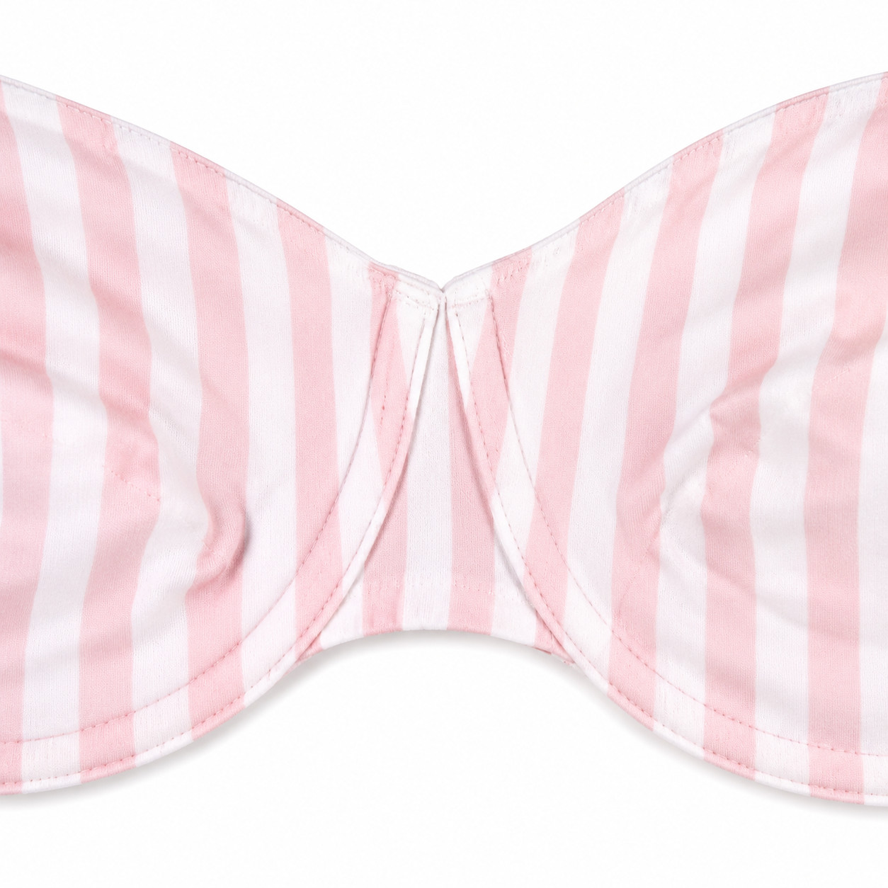 Victoria’s Secret T-Shirt Cotton Unlined Scoop Strappy Bra Pink Stripe 40D NWT