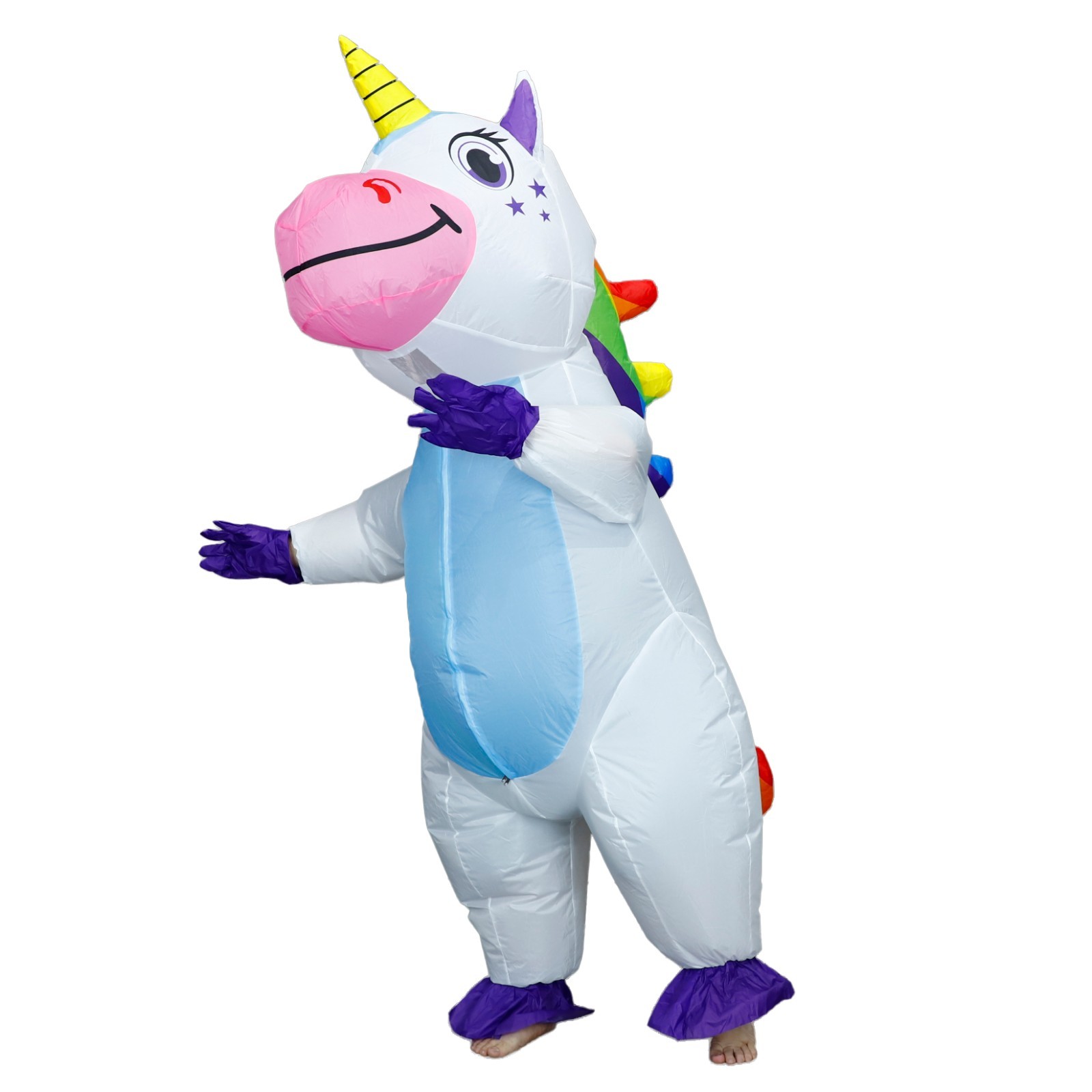 Giant Unicorn Inflatable Costume Adult Blow Up for Events & Party Cosplay Outfit