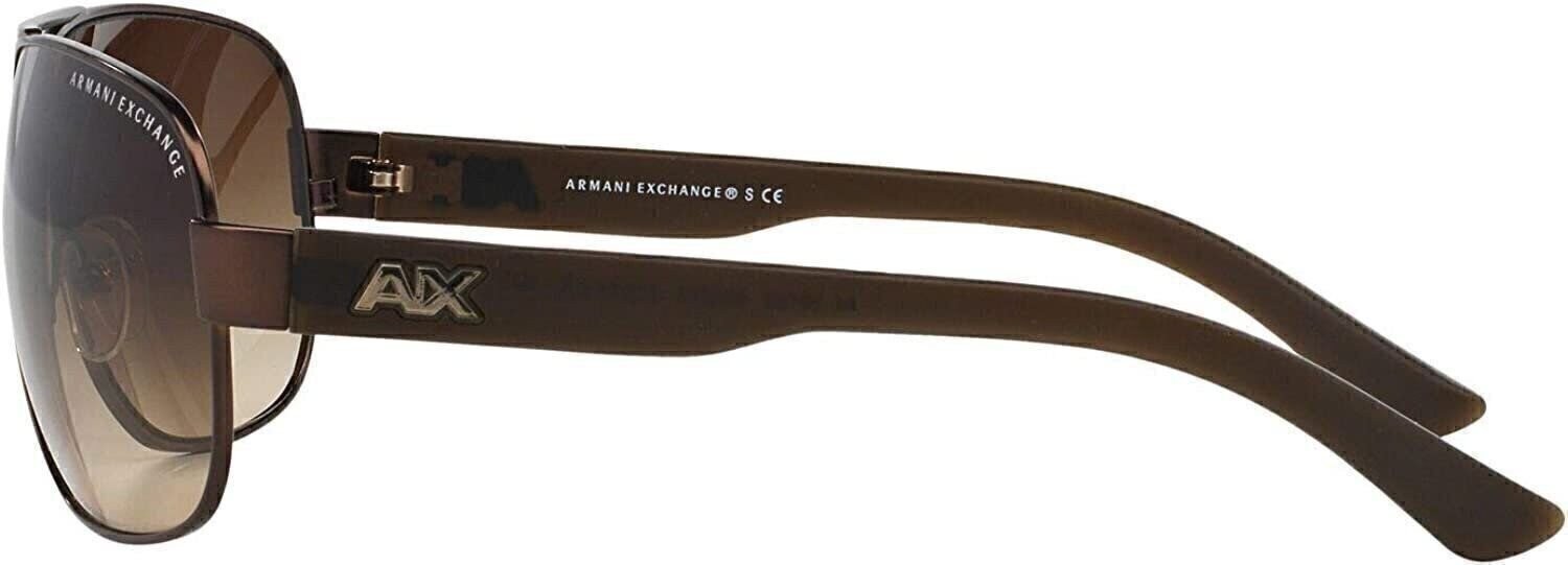 A|X Armani Exchange Men’s AX2012S 605813 Rectangular Metal Sunglasses