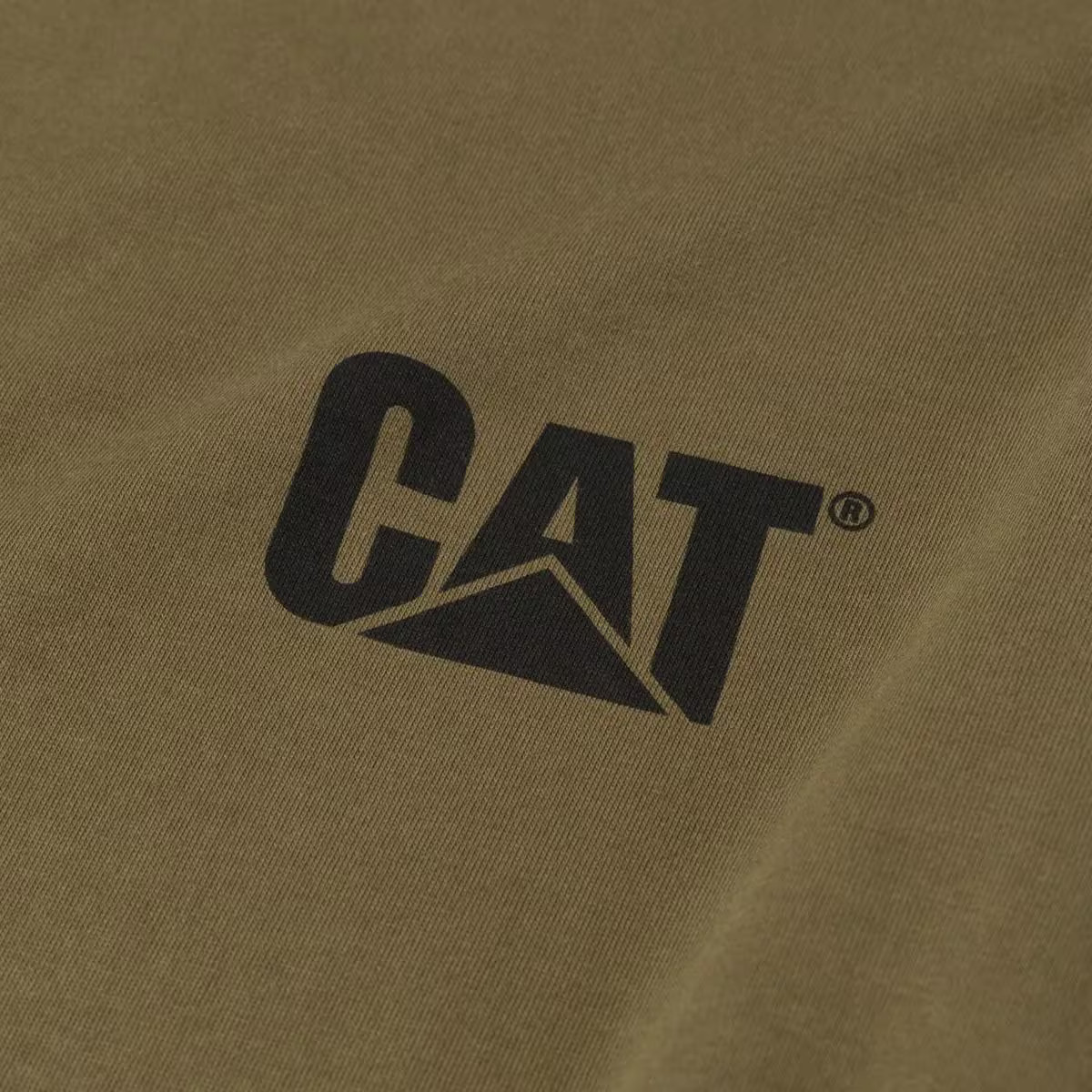 Caterpillar Men Trademark Banner Long Sleeve Tee Apparel Accessories Cotton