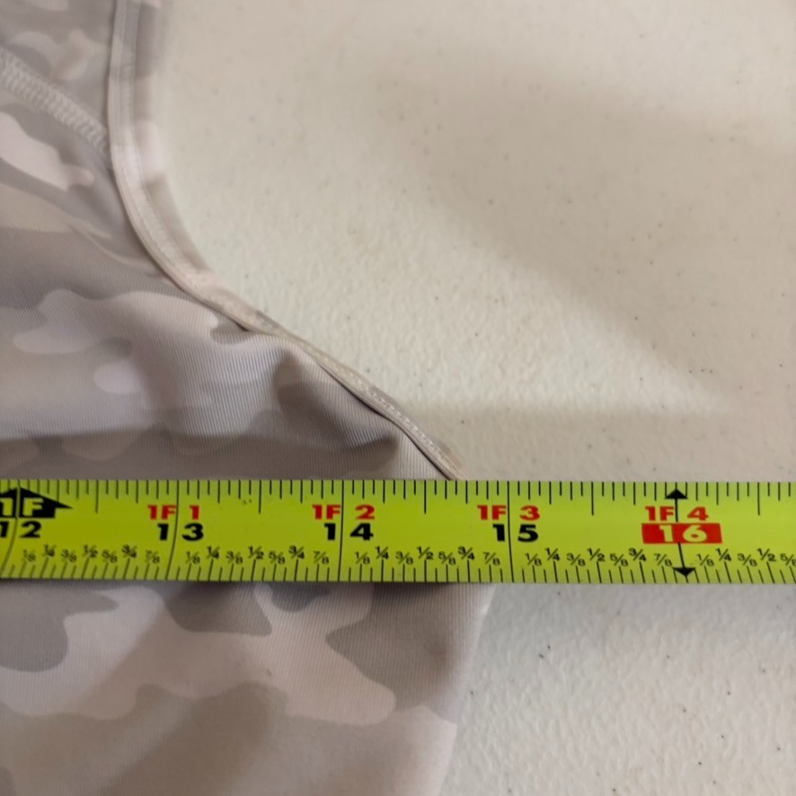 Avia Sports Bra Women’s Large White Gray Camo Unpadded Athletic
