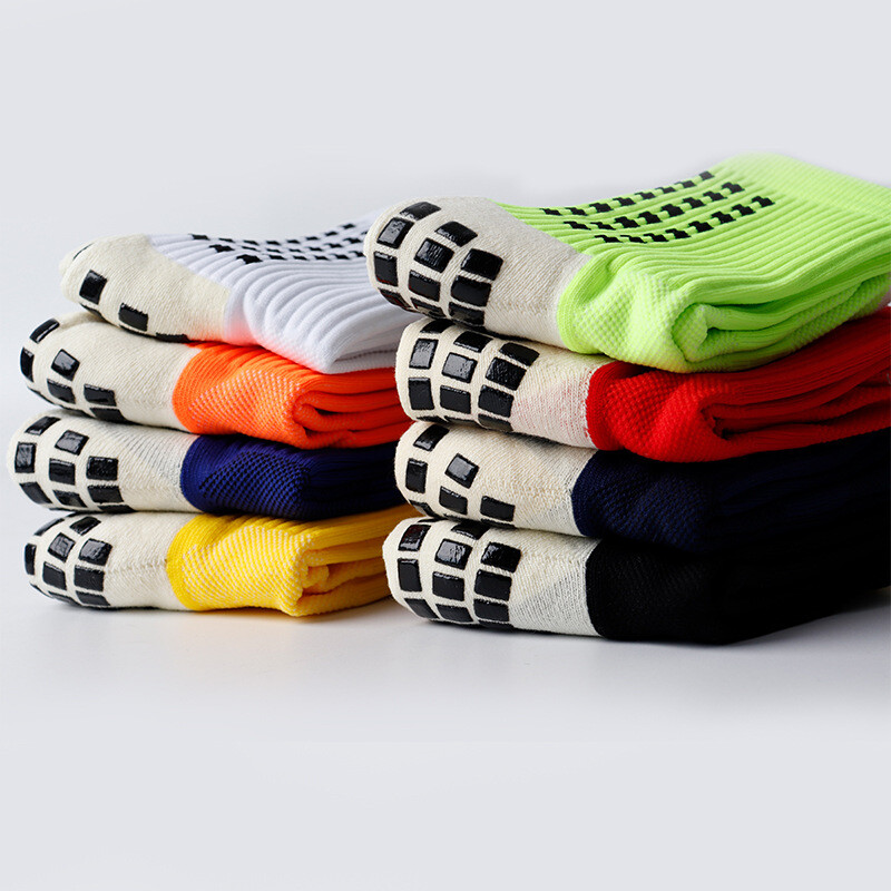 Men’s Anti Slip Football Socks Athletic Long Socks Absorbent Sports Grip US Sell