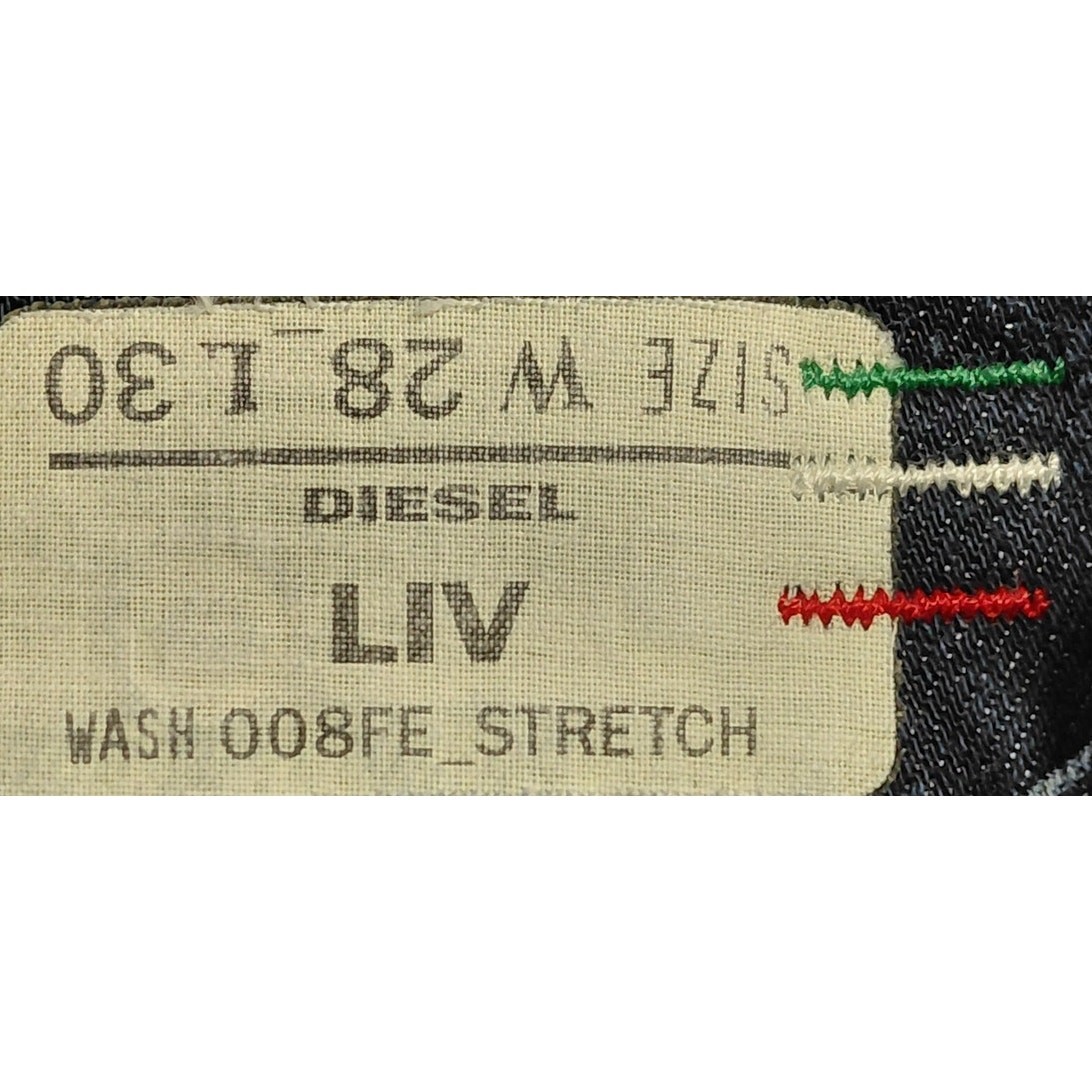 Diesel LIV Industry Dark Wash Jeans Mid (10-12 in) Regular Denim Women Size 28