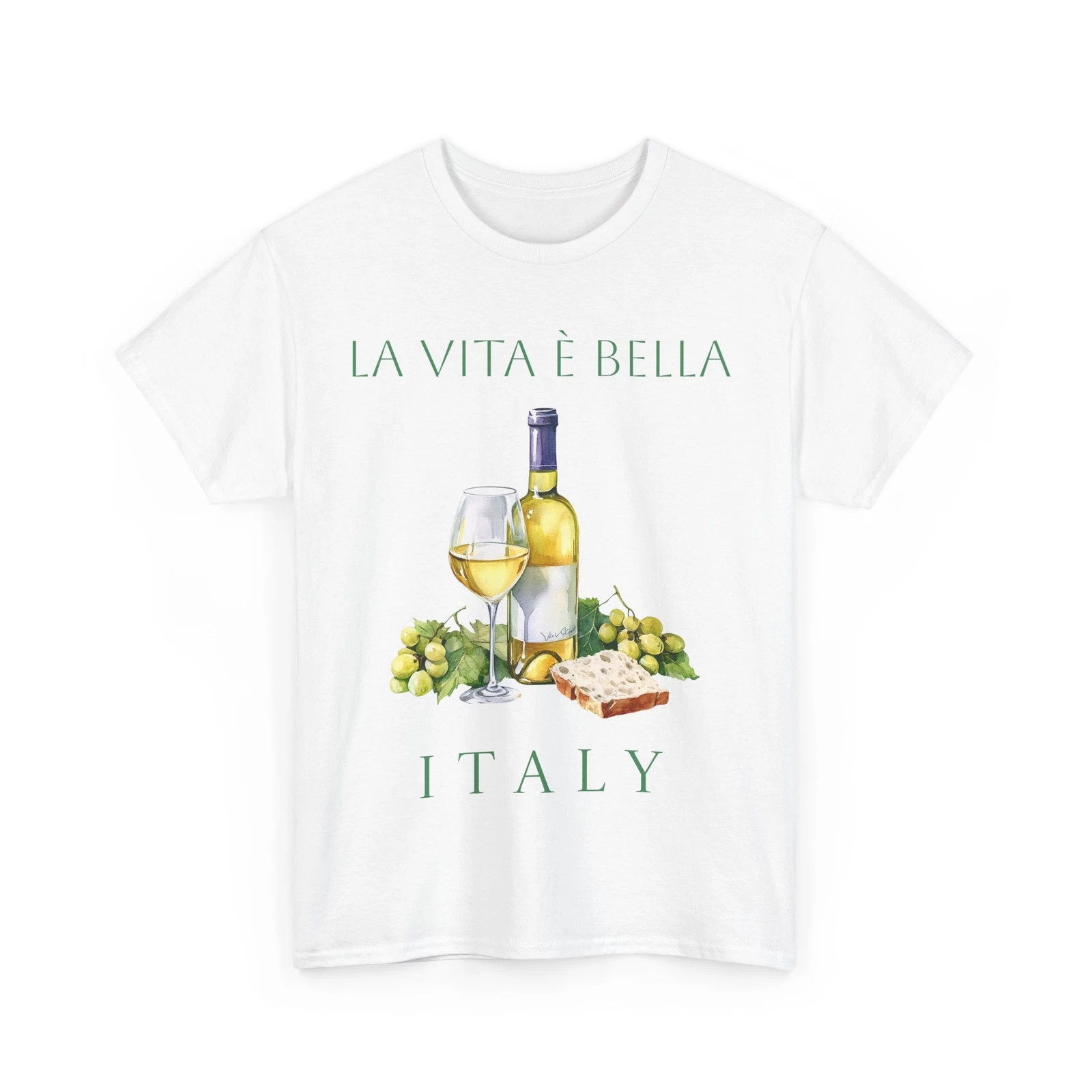 Summer Italy Italian Wine Lovers White T-shirt