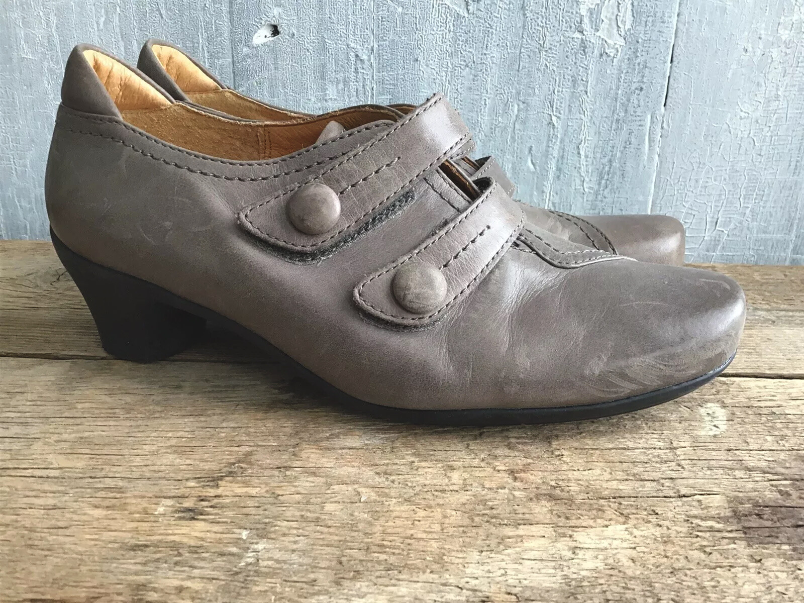 Theresia M Beige Nubuck Leather Shoes Pumps Comfort H5 Us 7-7.5