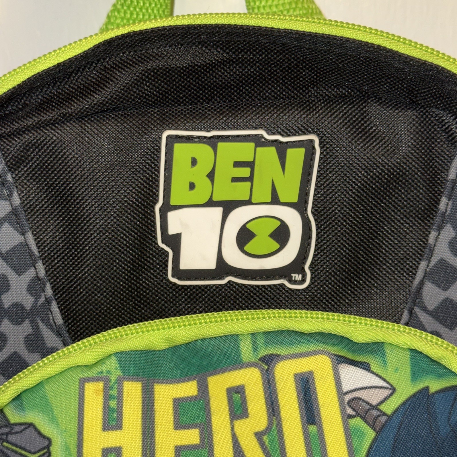 Ben 10 Cartoon Network Hero Time Kids School Backpack RARE!