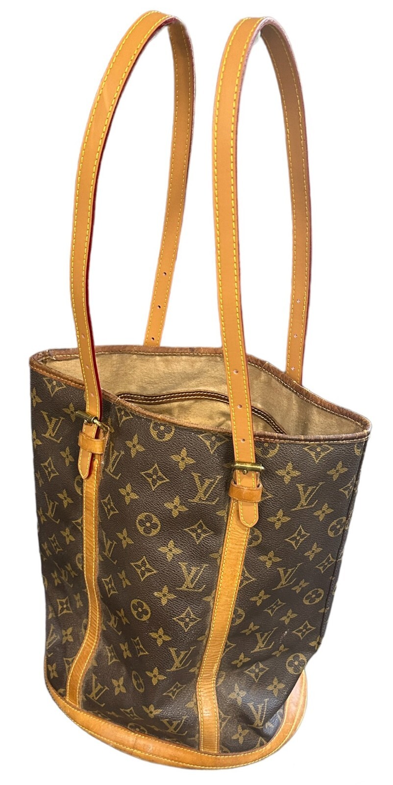 For Louis Vuitton Vachetta Leather Strap Replacement Bucket PM & GM Adjustable