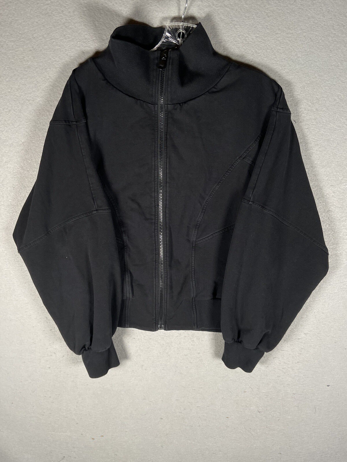 Varley Black Cortland Jacket Classic Sweat Athleisure Athletic Size M Womens
