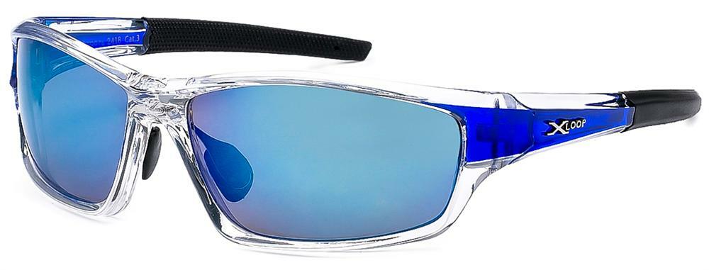 Mens Wrap Around Sunglasses Fashion Designer Rectangular Shades Sport Golf